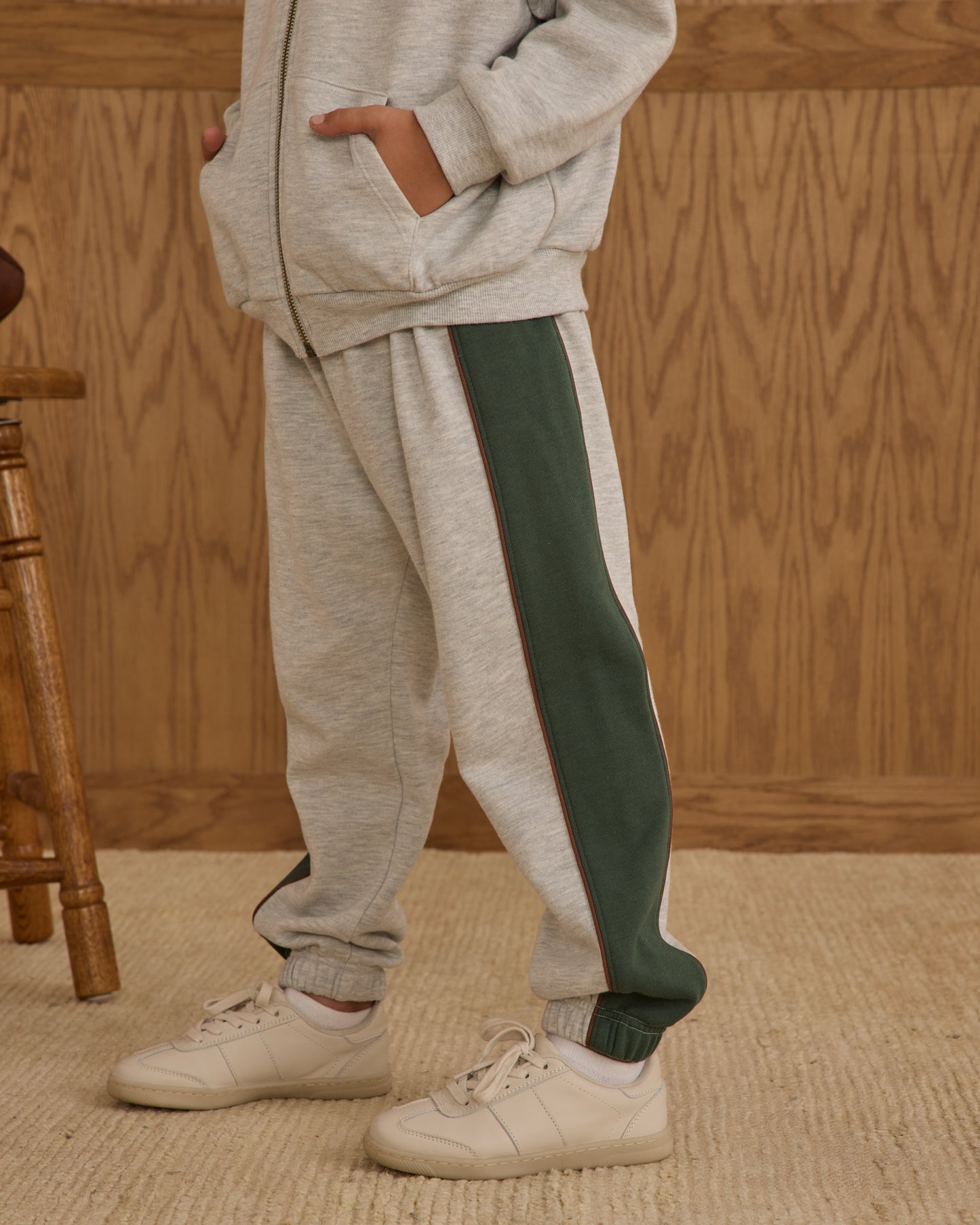 Baggy Sweatpant || Heathered Ash - Rylee + Cru | Kids Clothes | Trendy Baby Clothes | Modern Infant Outfits |