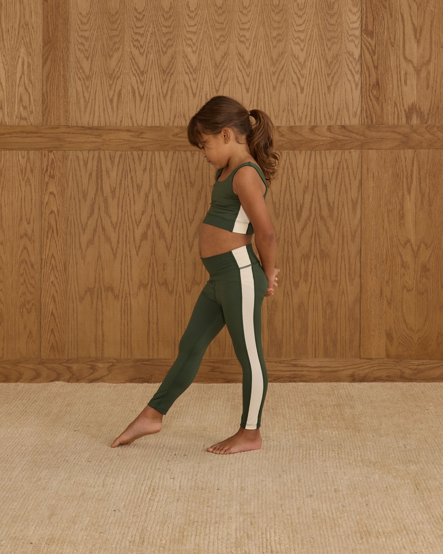 Basic Legging || Green - Rylee + Cru | Kids Clothes | Trendy Baby Clothes | Modern Infant Outfits |