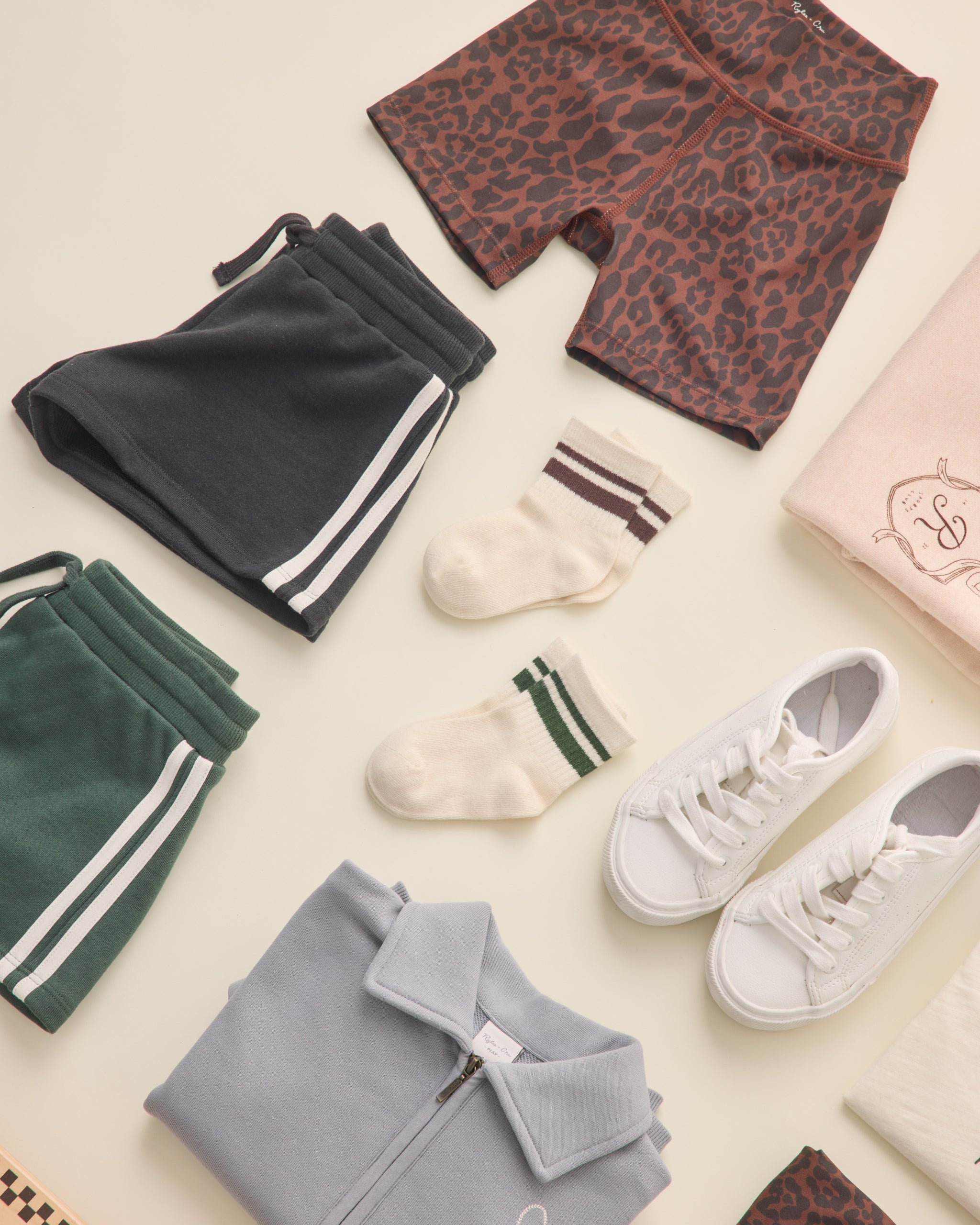 Bike Short || Leopard - Rylee + Cru | Kids Clothes | Trendy Baby Clothes | Modern Infant Outfits |