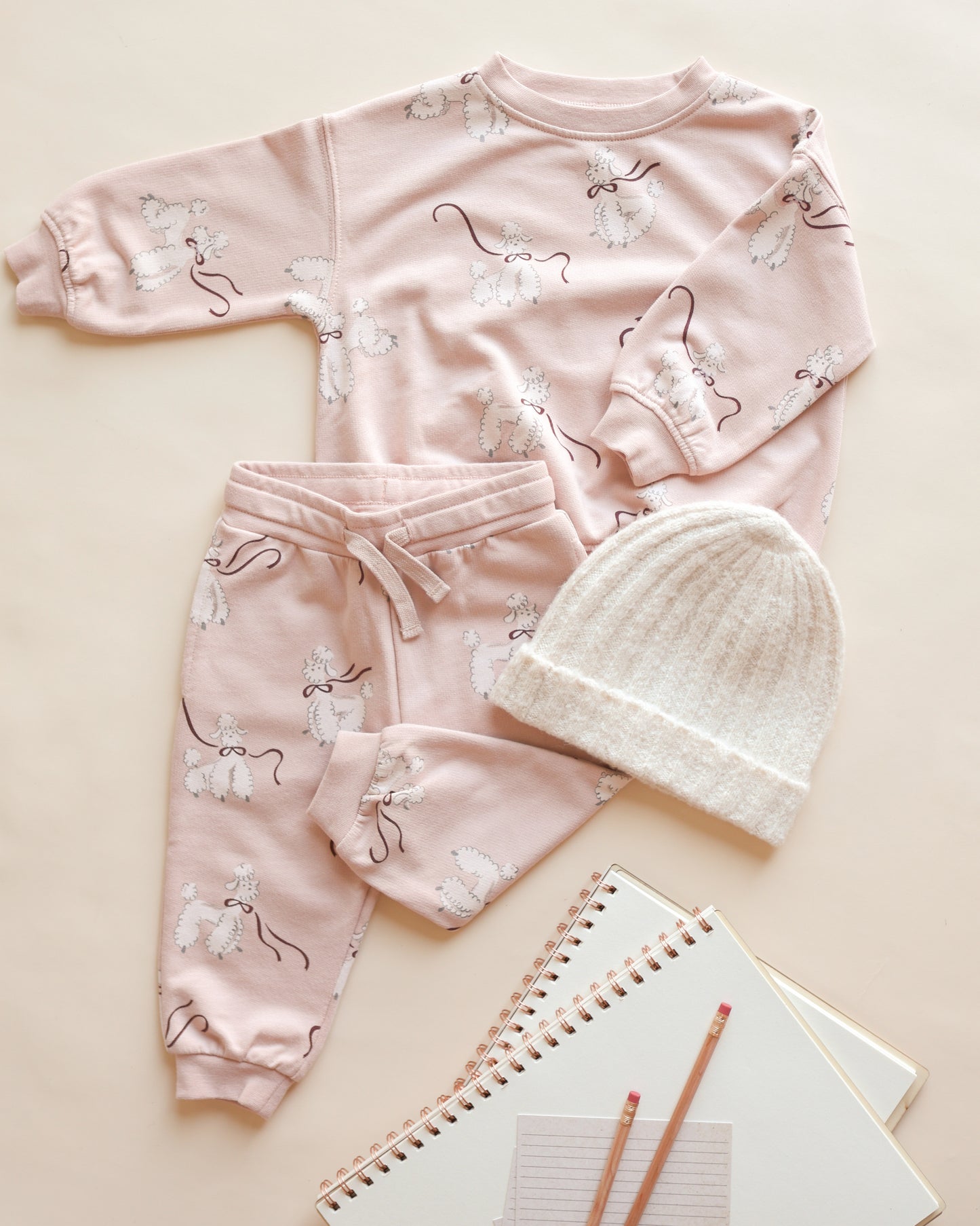 Relaxed Sweatshirt || Poodles - Rylee + Cru | Kids Clothes | Trendy Baby Clothes | Modern Infant Outfits |