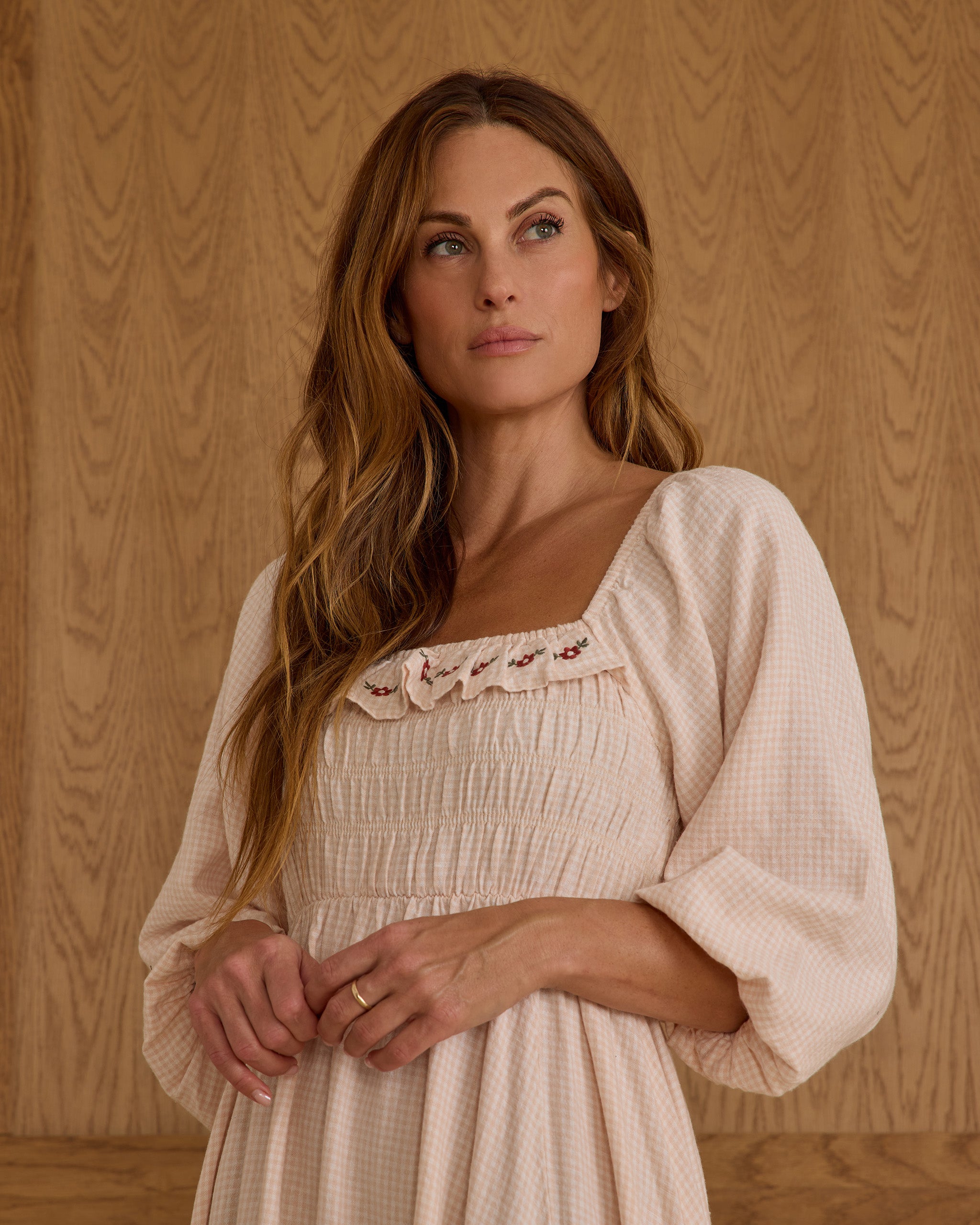 Magnolia Dress | Petal Gingham - Rylee + Cru | Kids Clothes | Trendy Baby Clothes | Modern Infant Outfits |