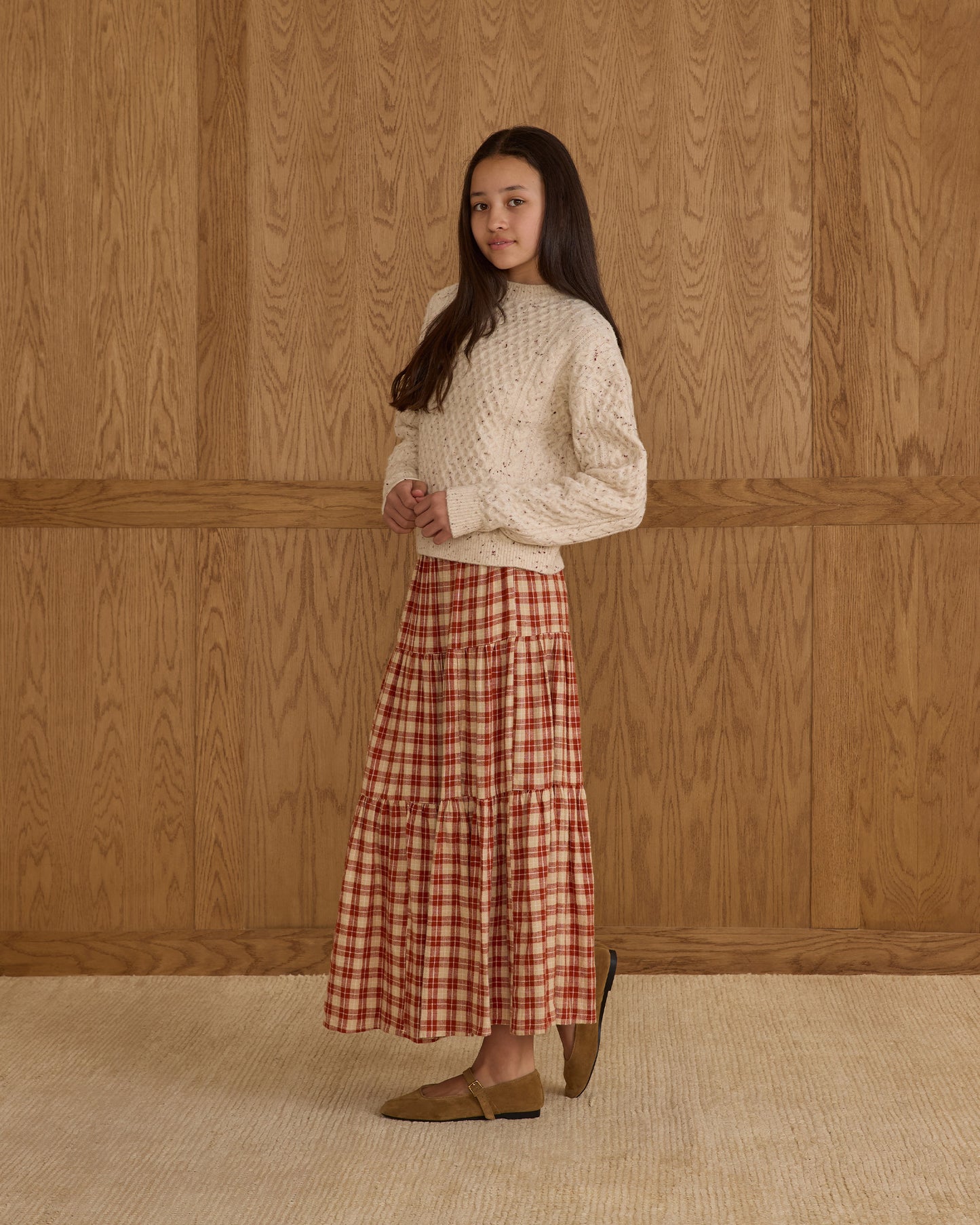 Carolina Sweater || Natural Speckled - Rylee + Cru | Kids Clothes | Trendy Baby Clothes | Modern Infant Outfits |