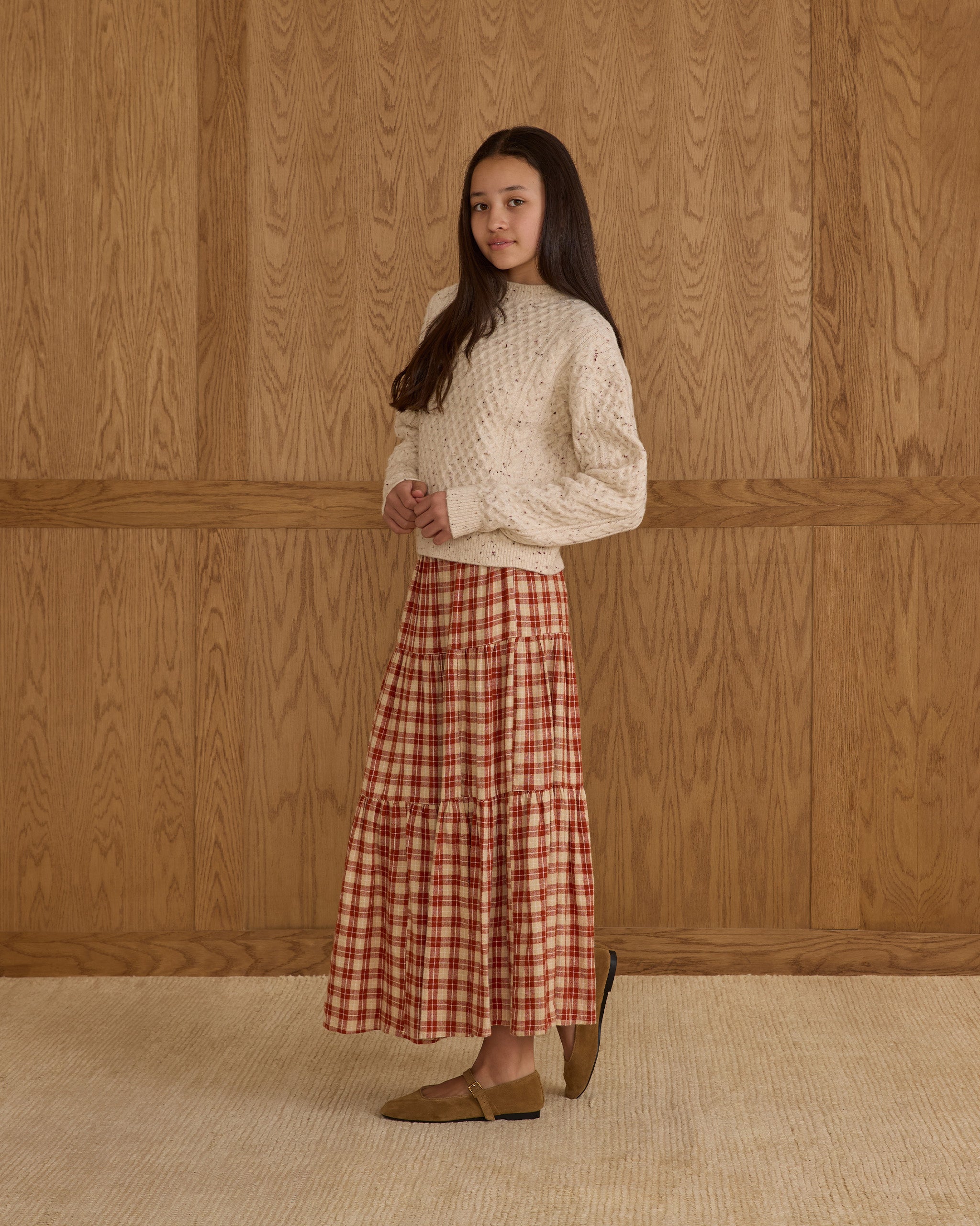 Carolina Sweater || Natural Speckled - Rylee + Cru | Kids Clothes | Trendy Baby Clothes | Modern Infant Outfits |