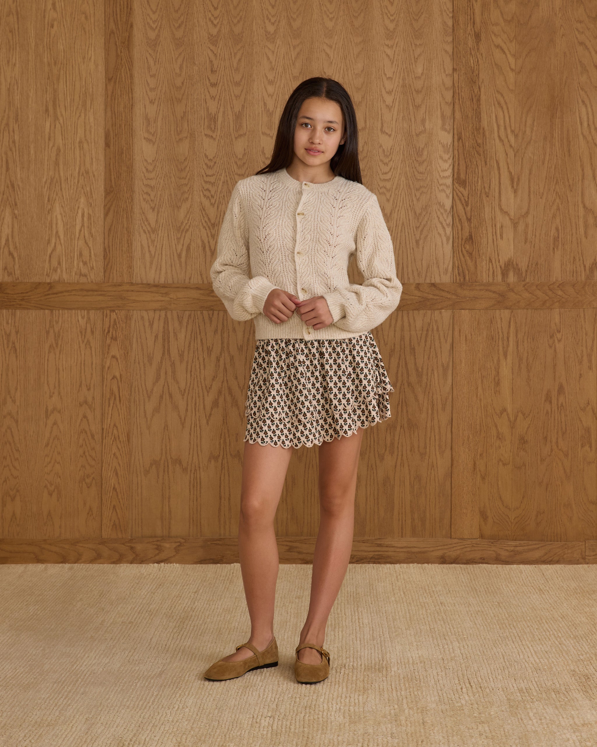 Rose Mini Skirt || Harvest Floral - Rylee + Cru | Kids Clothes | Trendy Baby Clothes | Modern Infant Outfits |