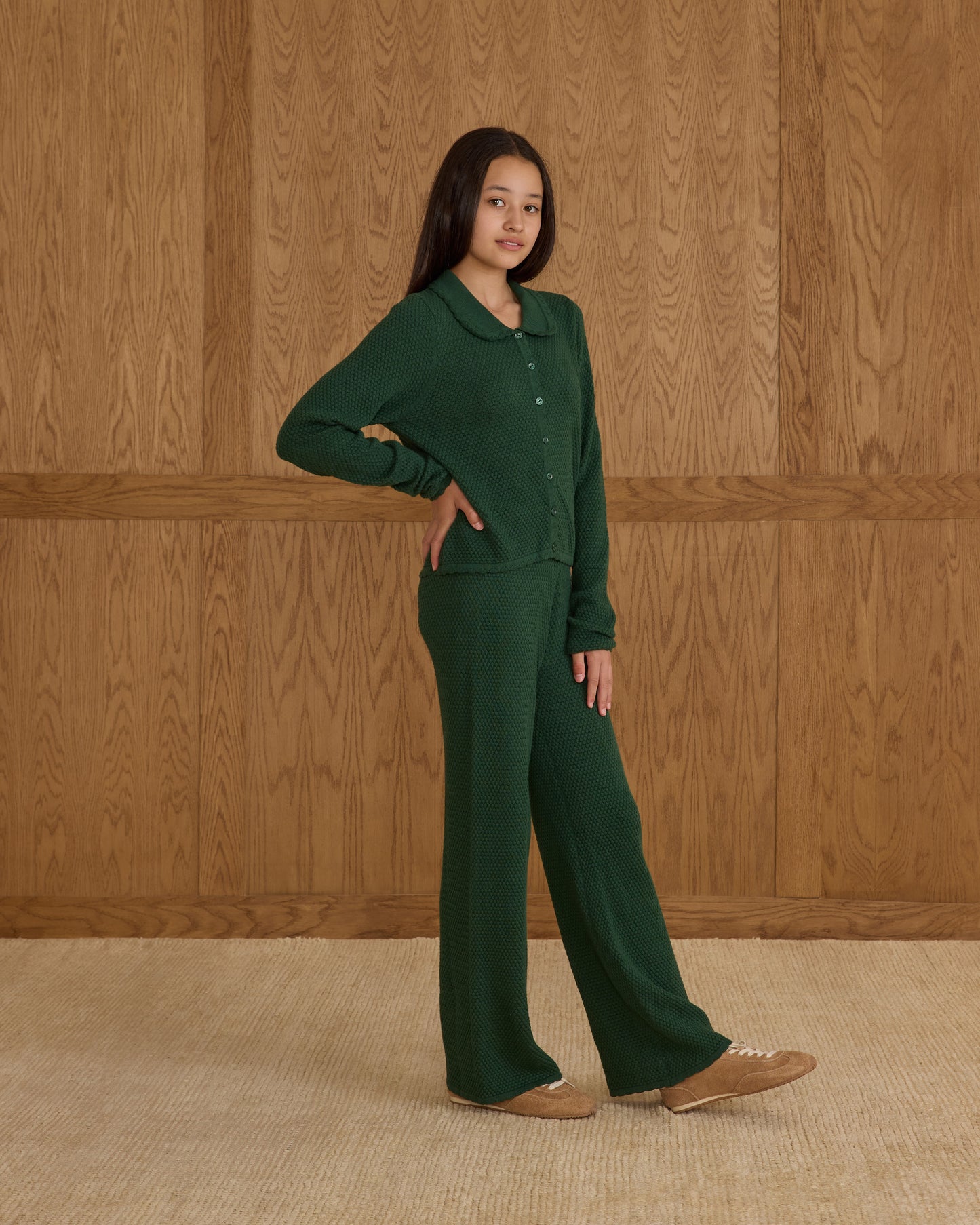 Rio Cardigan || Green - Rylee + Cru | Kids Clothes | Trendy Baby Clothes | Modern Infant Outfits |