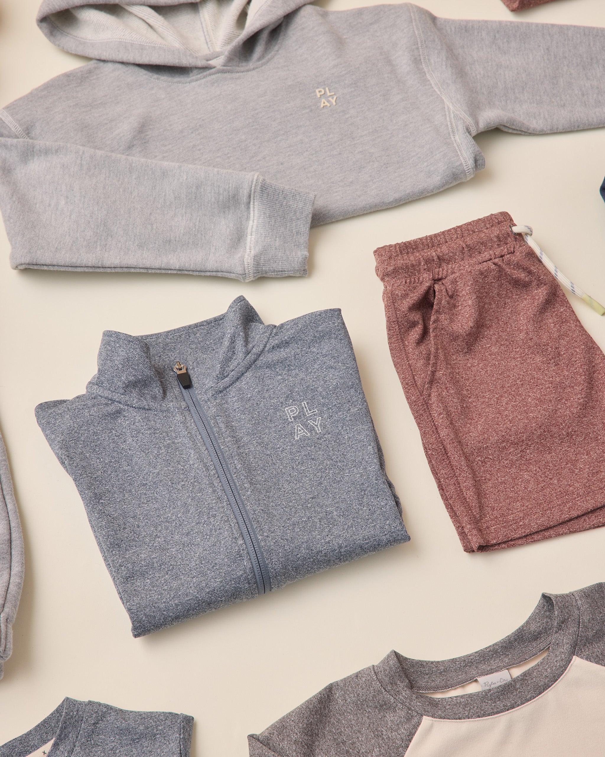 Technical Jacket || Heathered Navy - Rylee + Cru | Kids Clothes | Trendy Baby Clothes | Modern Infant Outfits |