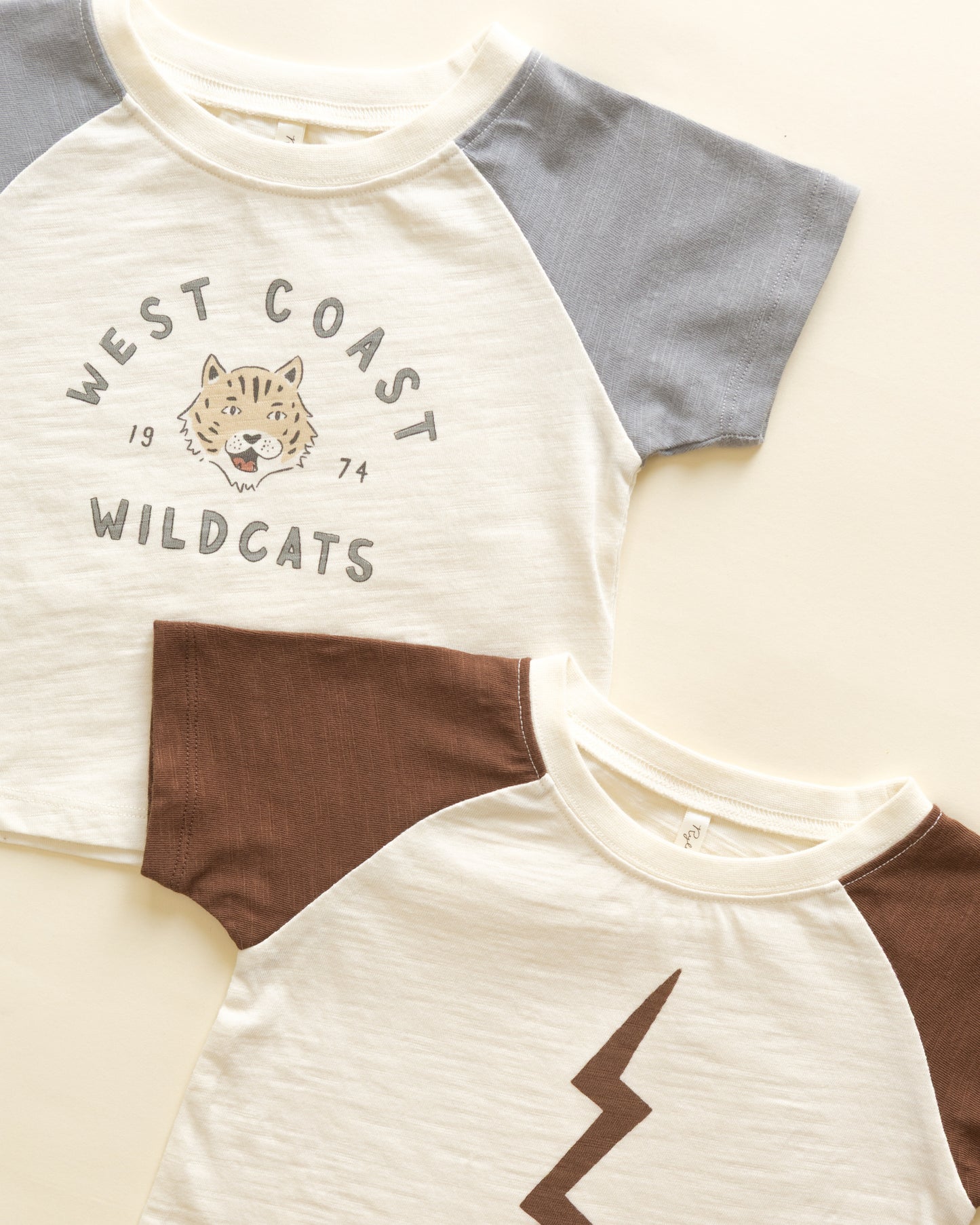 Raglan Short Sleeve Tee || Wildcats - Rylee + Cru | Kids Clothes | Trendy Baby Clothes | Modern Infant Outfits |