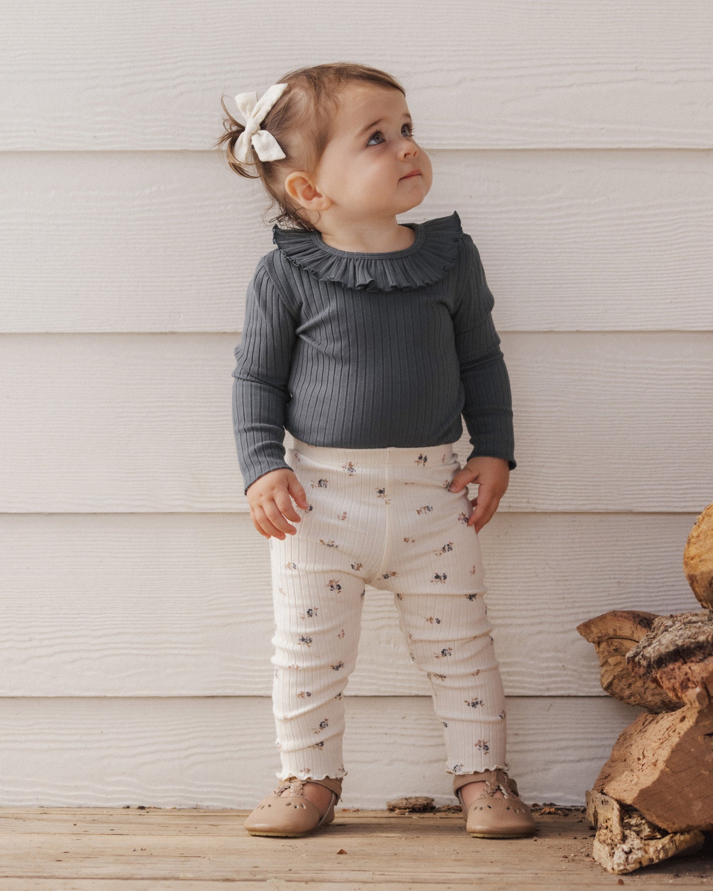 Legging Natural Ditsy - Rylee + Cru | Kids Clothes | Trendy Baby Clothes | Modern Infant Outfits |