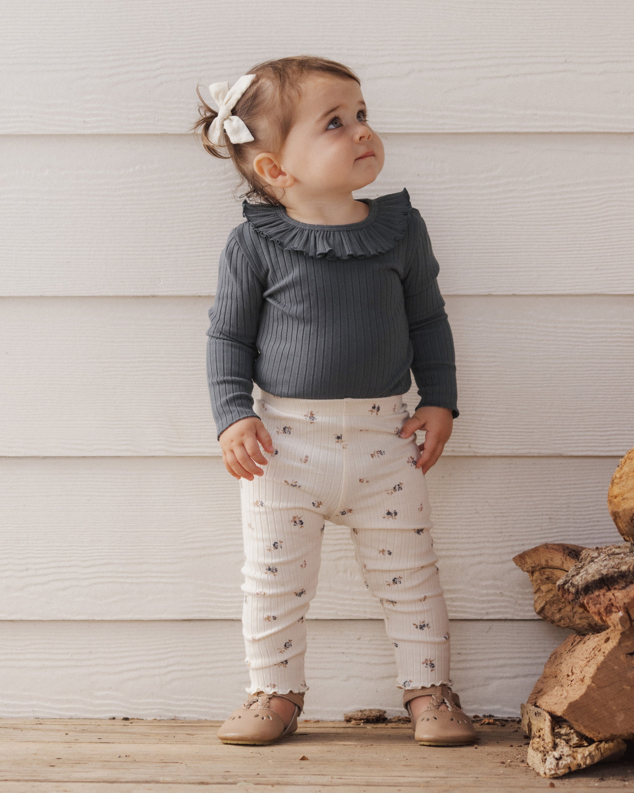 Legging Natural Ditsy - Rylee + Cru | Kids Clothes | Trendy Baby Clothes | Modern Infant Outfits |