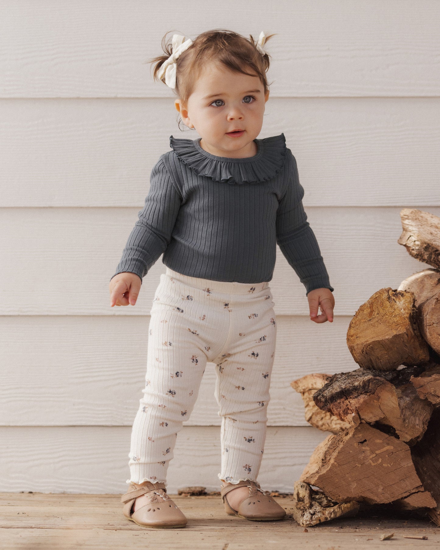 Legging Natural Ditsy - Rylee + Cru | Kids Clothes | Trendy Baby Clothes | Modern Infant Outfits |