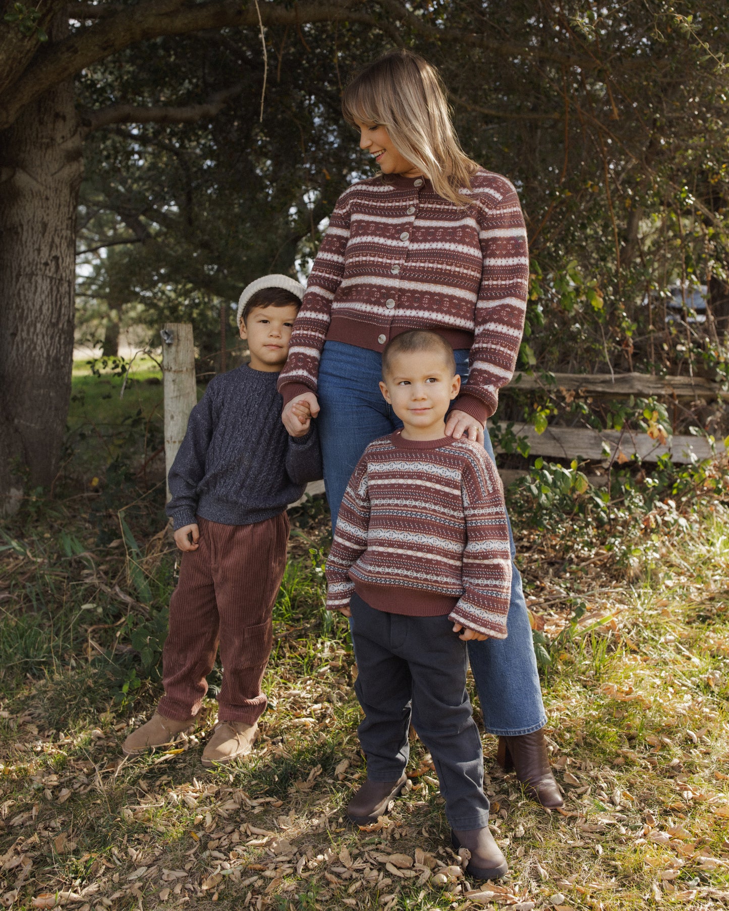 Aspen Sweater Mulberry Multi-Stripe - Rylee + Cru | Kids Clothes | Trendy Baby Clothes | Modern Infant Outfits |