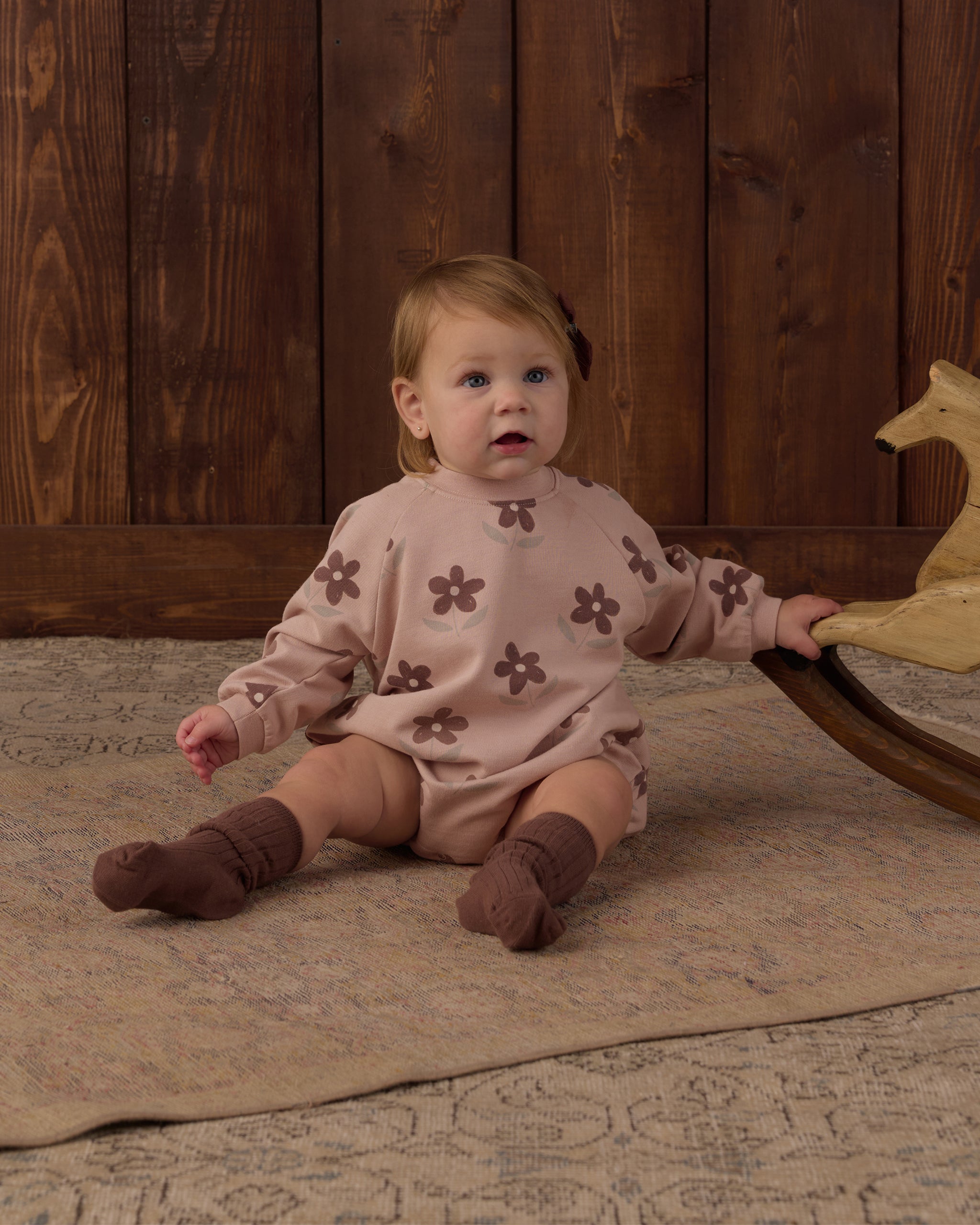 Ribbed Socks, 2-Pack Petal, Mulberry - Rylee + Cru | Kids Clothes | Trendy Baby Clothes | Modern Infant Outfits |