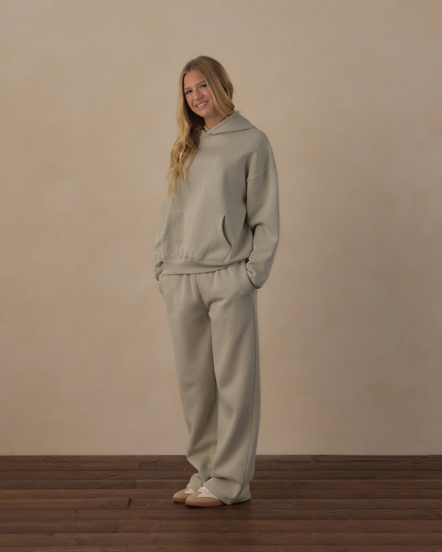 Teen Relaxed Hoodie Sage - Rylee + Cru | Kids Clothes | Trendy Baby Clothes | Modern Infant Outfits |