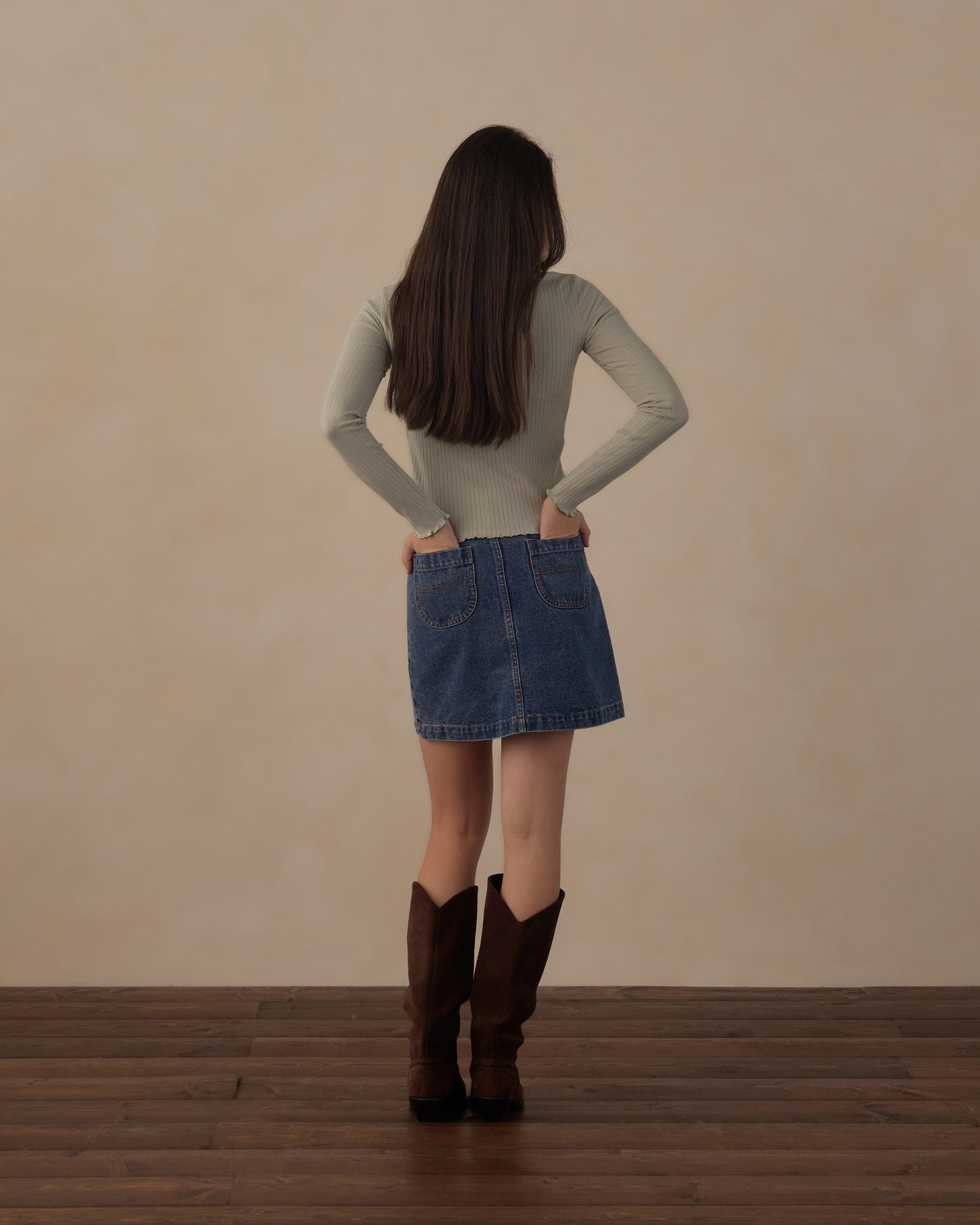 Teen Tennessee Mini Skirt Indigo