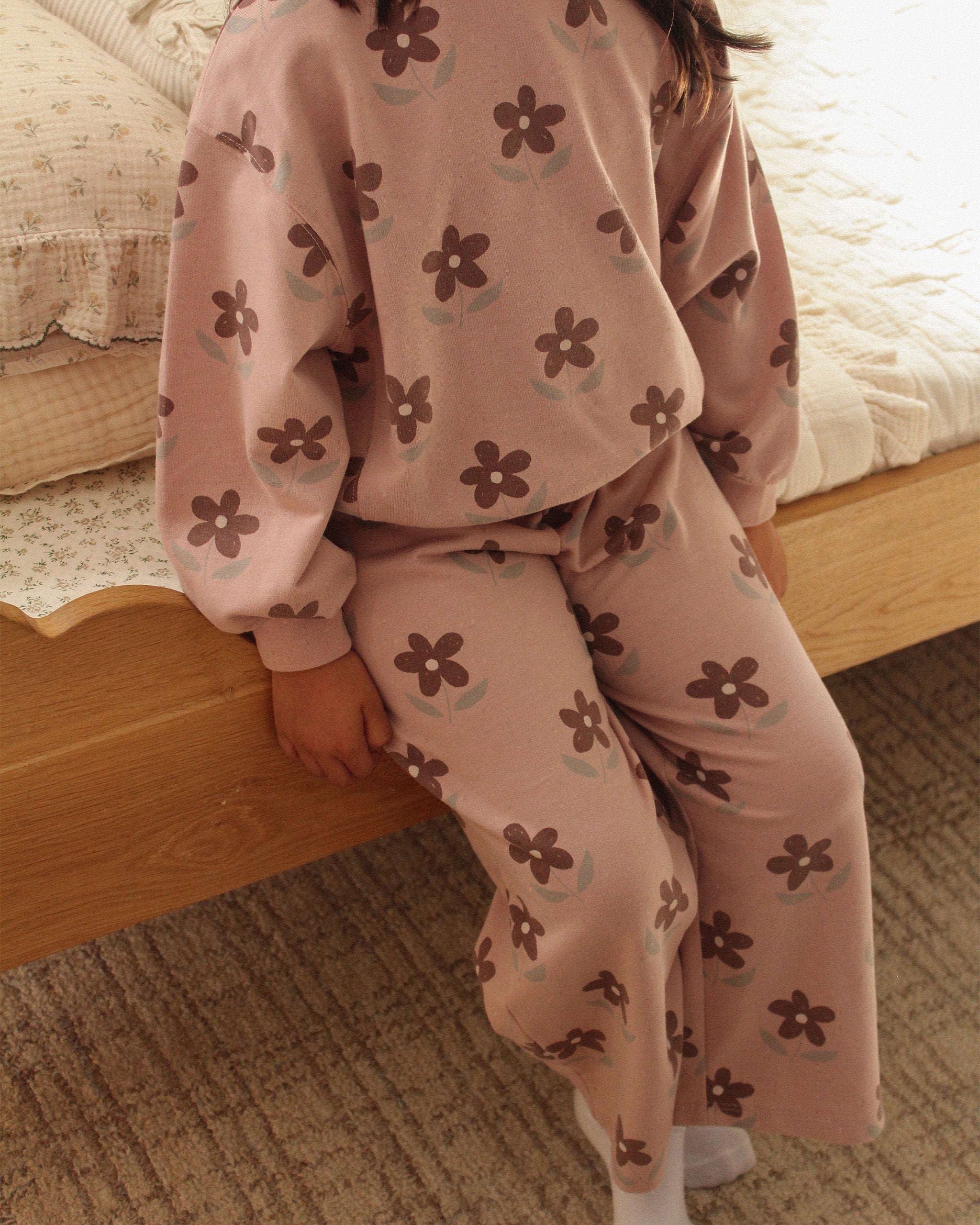 Oversized Sweatshirt Daisy - Rylee + Cru | Kids Clothes | Trendy Baby Clothes | Modern Infant Outfits |