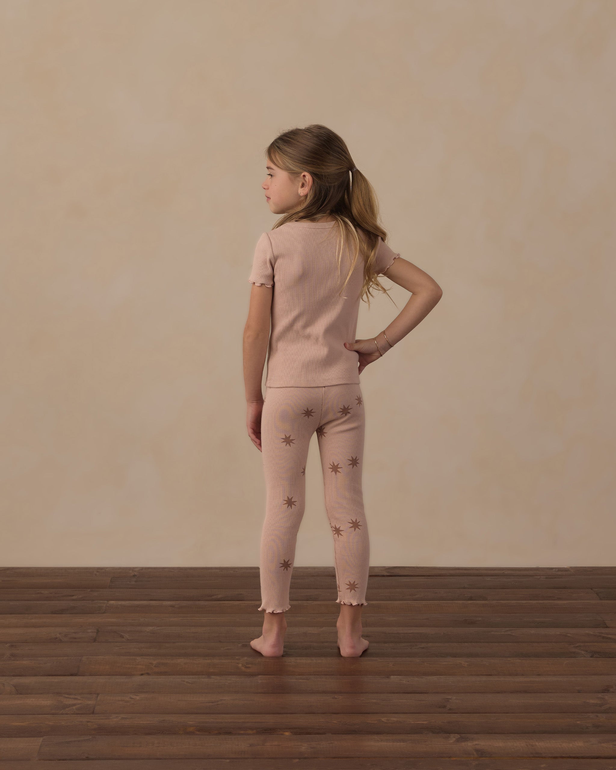 Gerippte Coast-Leggings mit Tonsternen