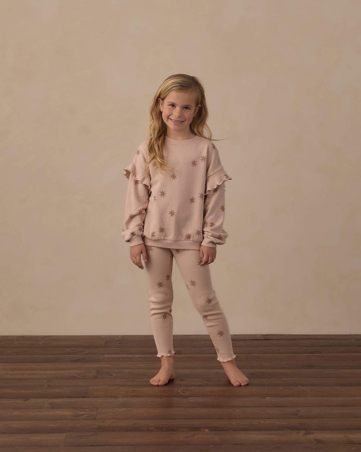 Gerippte Coast-Leggings mit Tonsternen