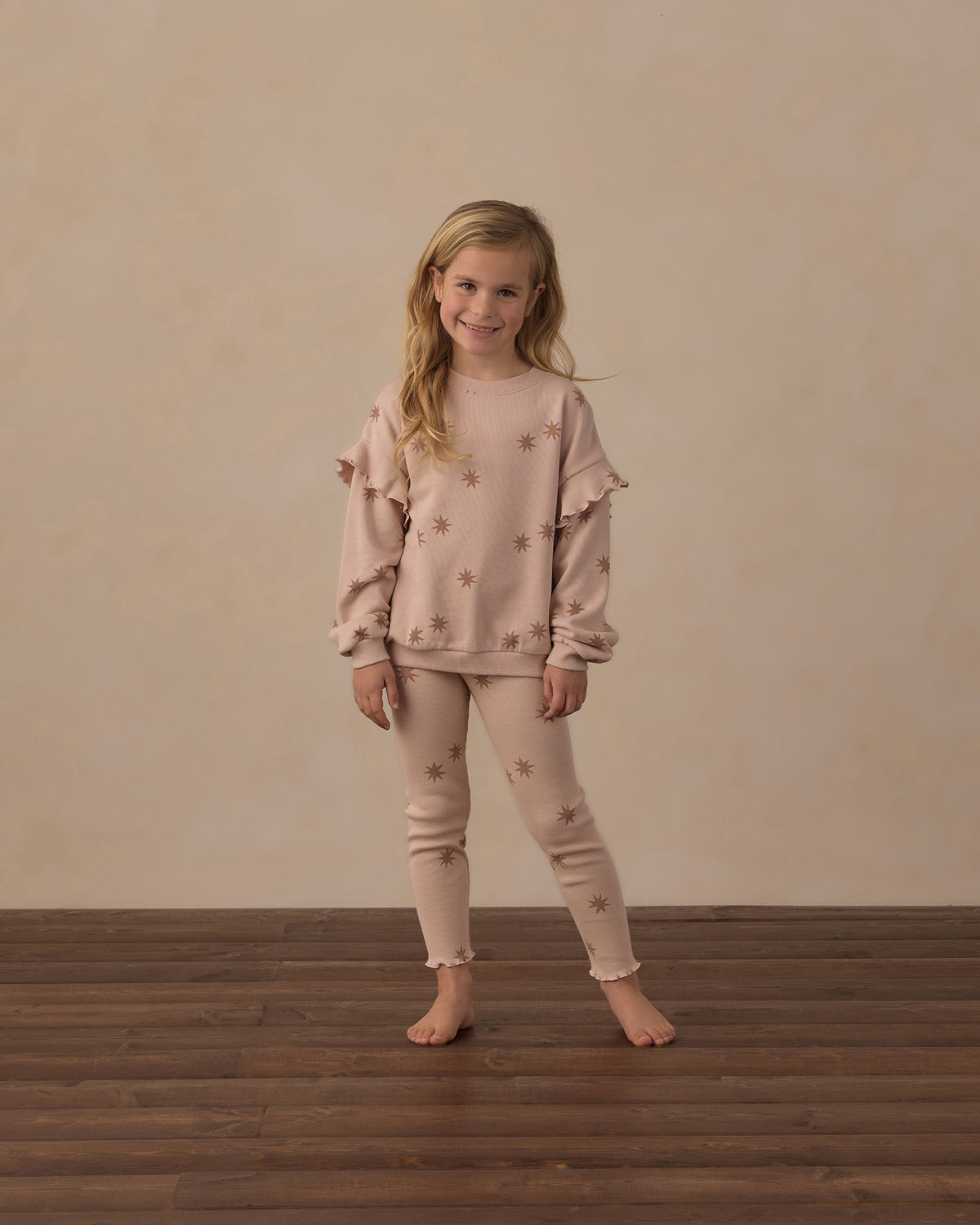 Gerippte Coast-Leggings mit Tonsternen