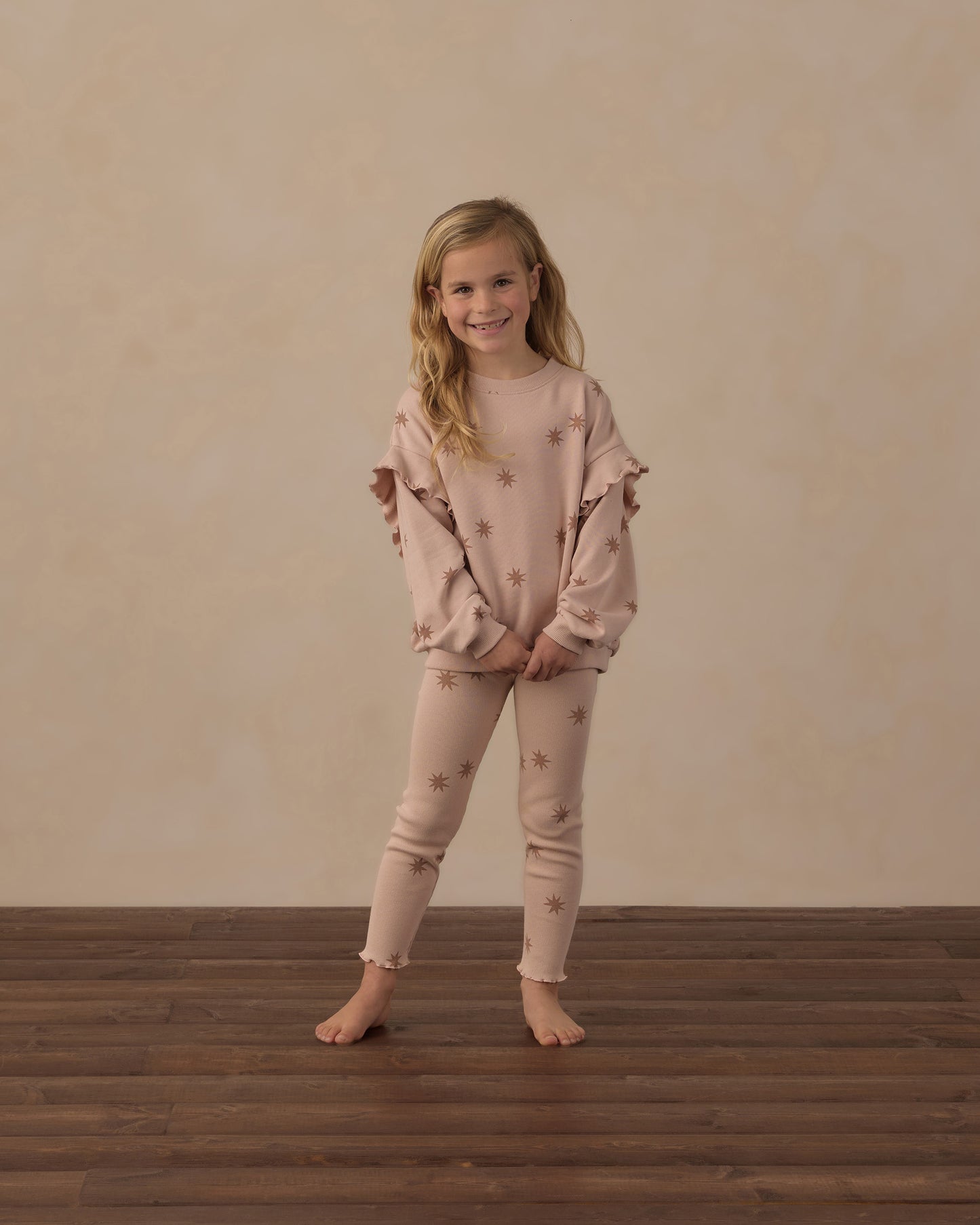 Gerippte Coast-Leggings mit Tonsternen