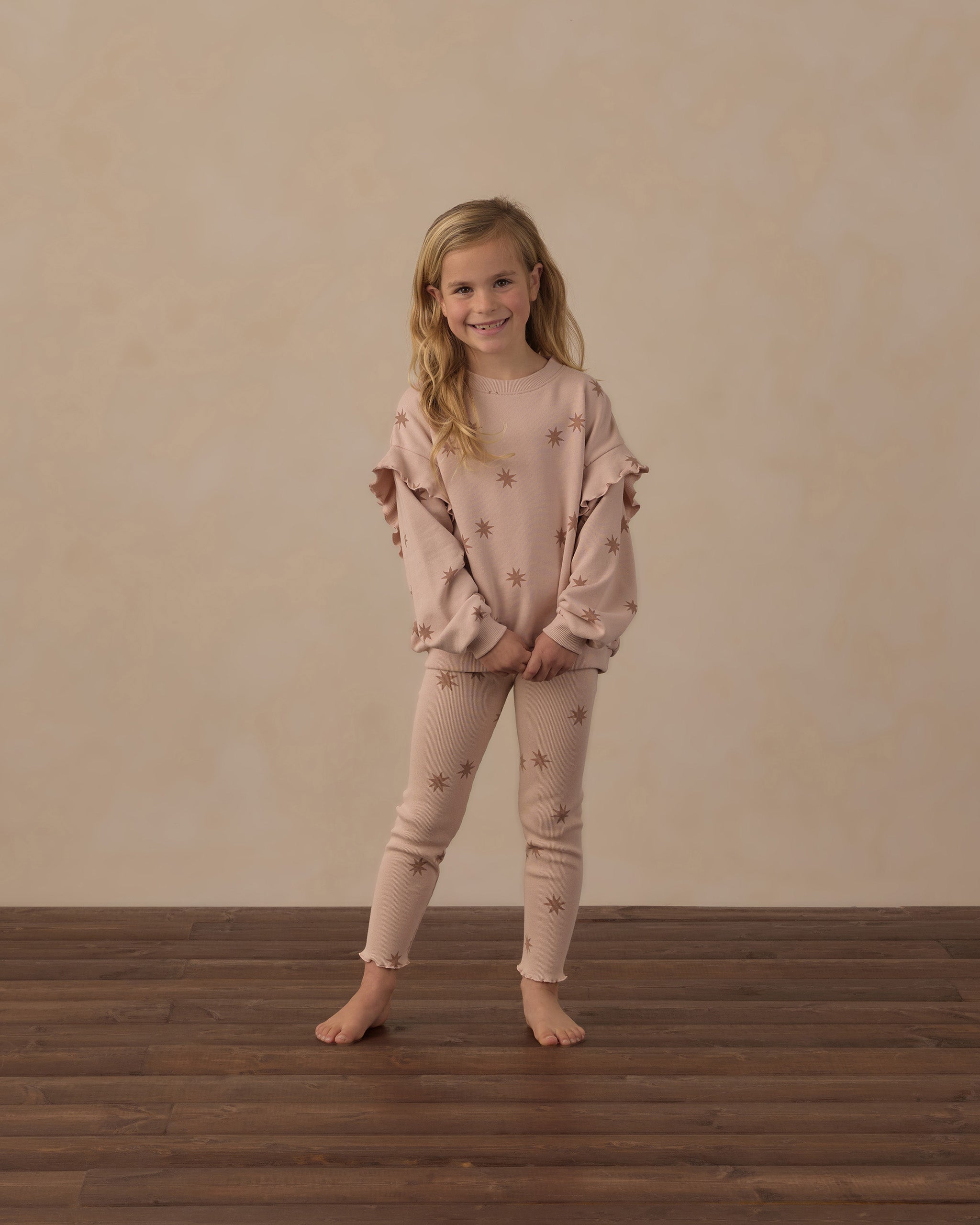 Gerippte Coast-Leggings mit Tonsternen
