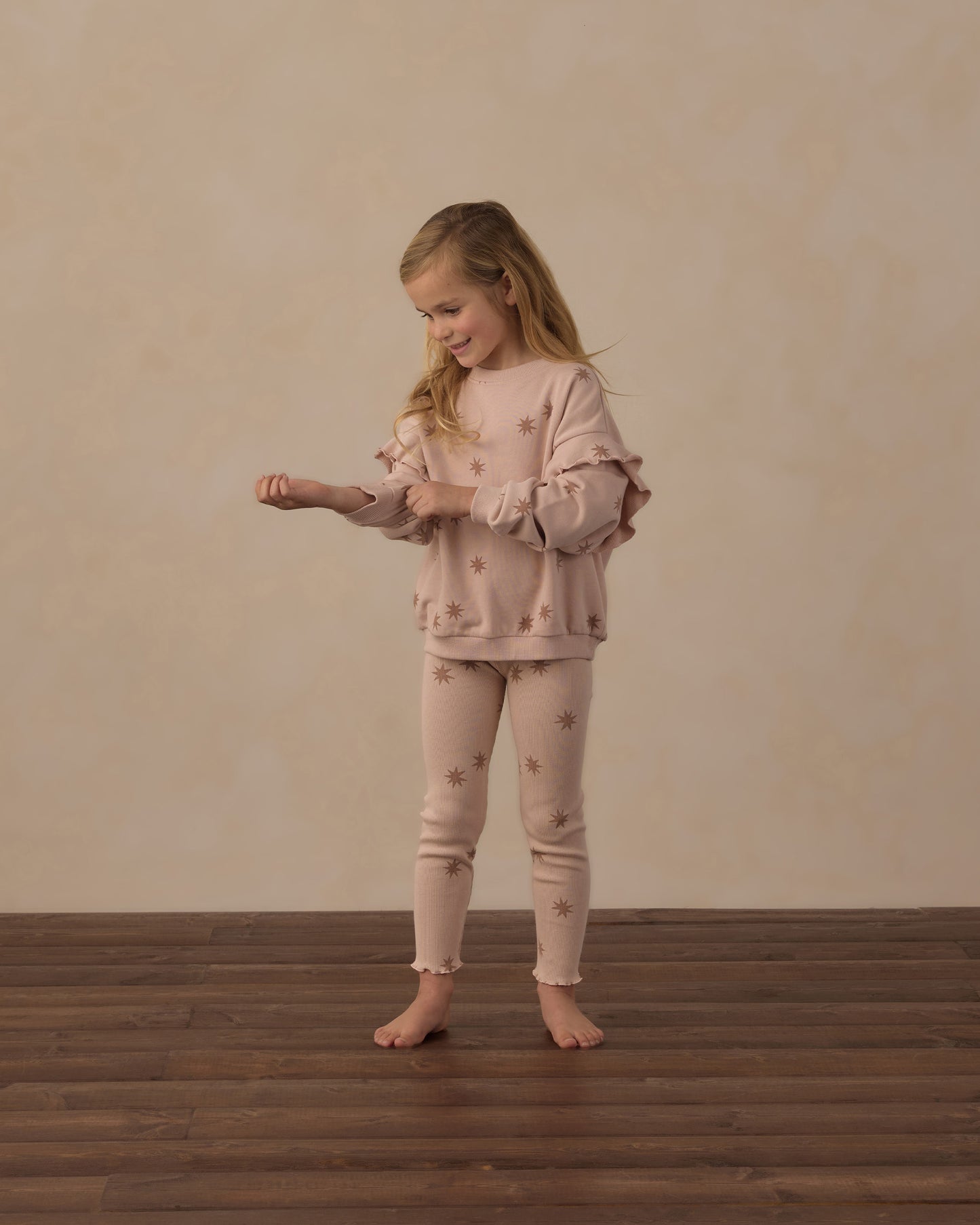 Gerippte Coast-Leggings mit Tonsternen