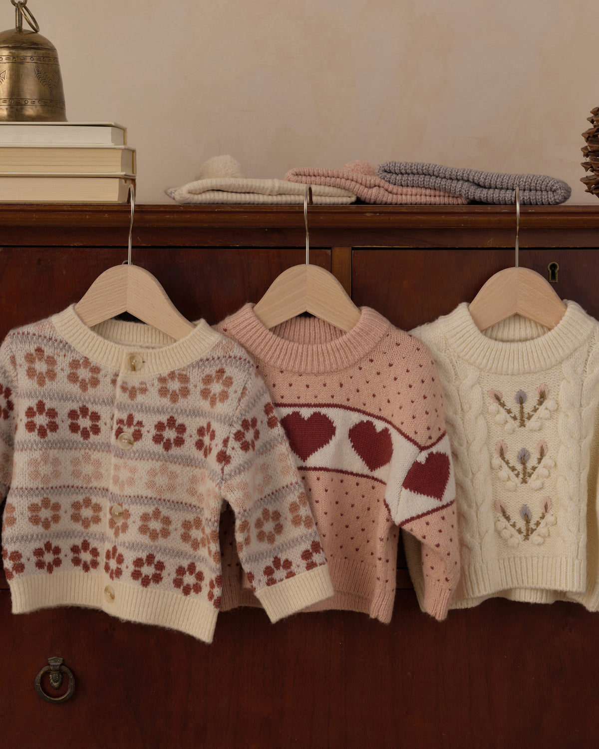 Reagan Sweater Hearts - Rylee + Cru | Kids Clothes | Trendy Baby Clothes | Modern Infant Outfits |