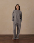 Teen Oversized Sweatshirt Heathered Dusty Blue - Rylee + Cru | Kids Clothes | Trendy Baby Clothes | Modern Infant Outfits |