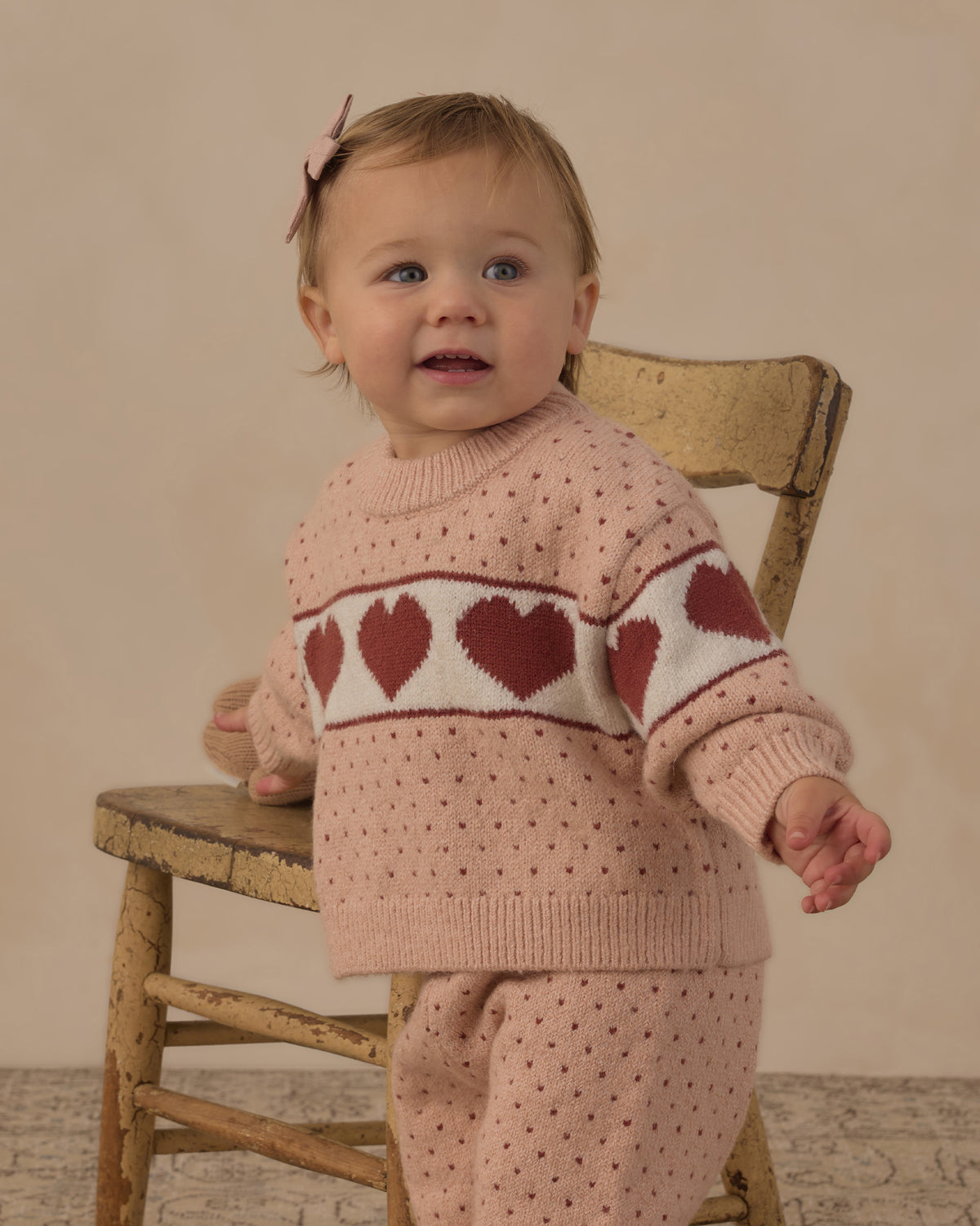Bows, Set of 2 Blush - Rylee + Cru | Kids Clothes | Trendy Baby Clothes | Modern Infant Outfits |