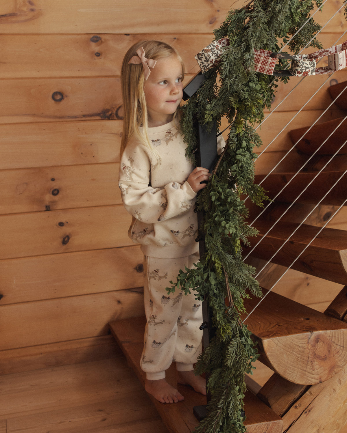 Relaxed Sweatshirt Reindeer - Rylee + Cru | Kids Clothes | Trendy Baby Clothes | Modern Infant Outfits |