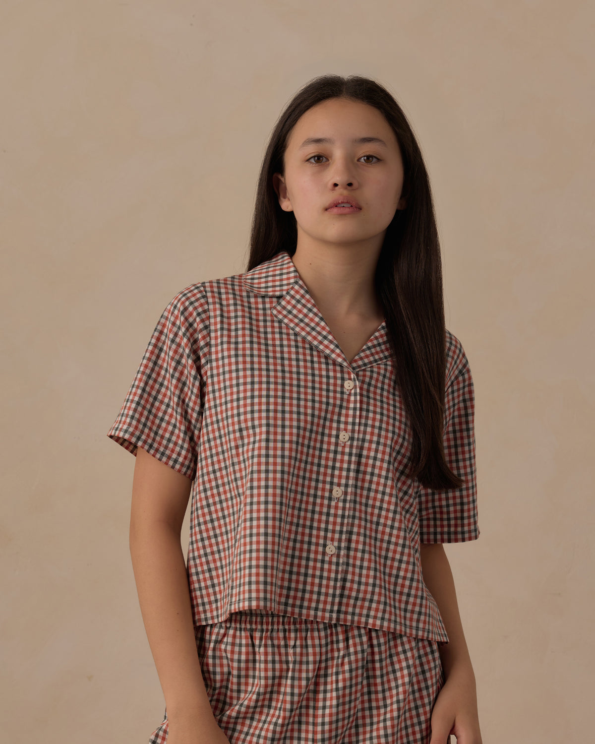 Teen Woven Pajama Set Holiday Gingham - Rylee + Cru | Kids Clothes | Trendy Baby Clothes | Modern Infant Outfits |