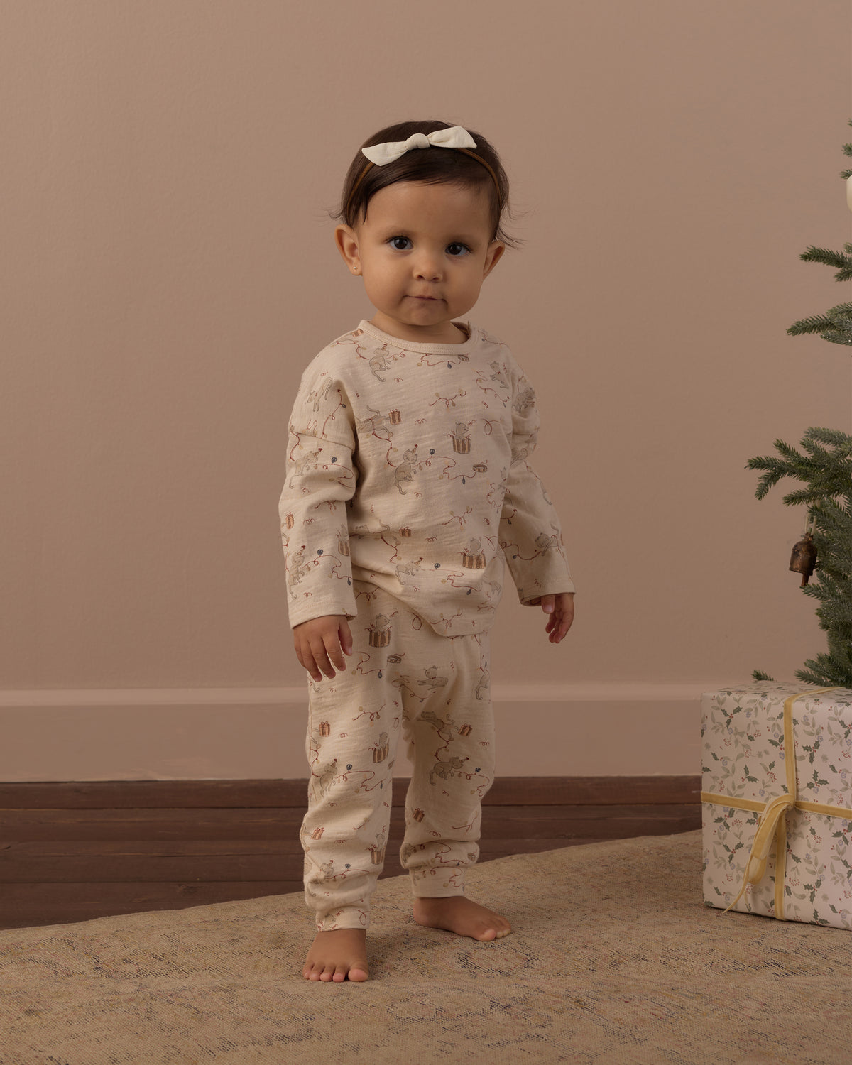 Long Sleeve Tee + Pant Set Kitties - Rylee + Cru | Kids Clothes | Trendy Baby Clothes | Modern Infant Outfits |