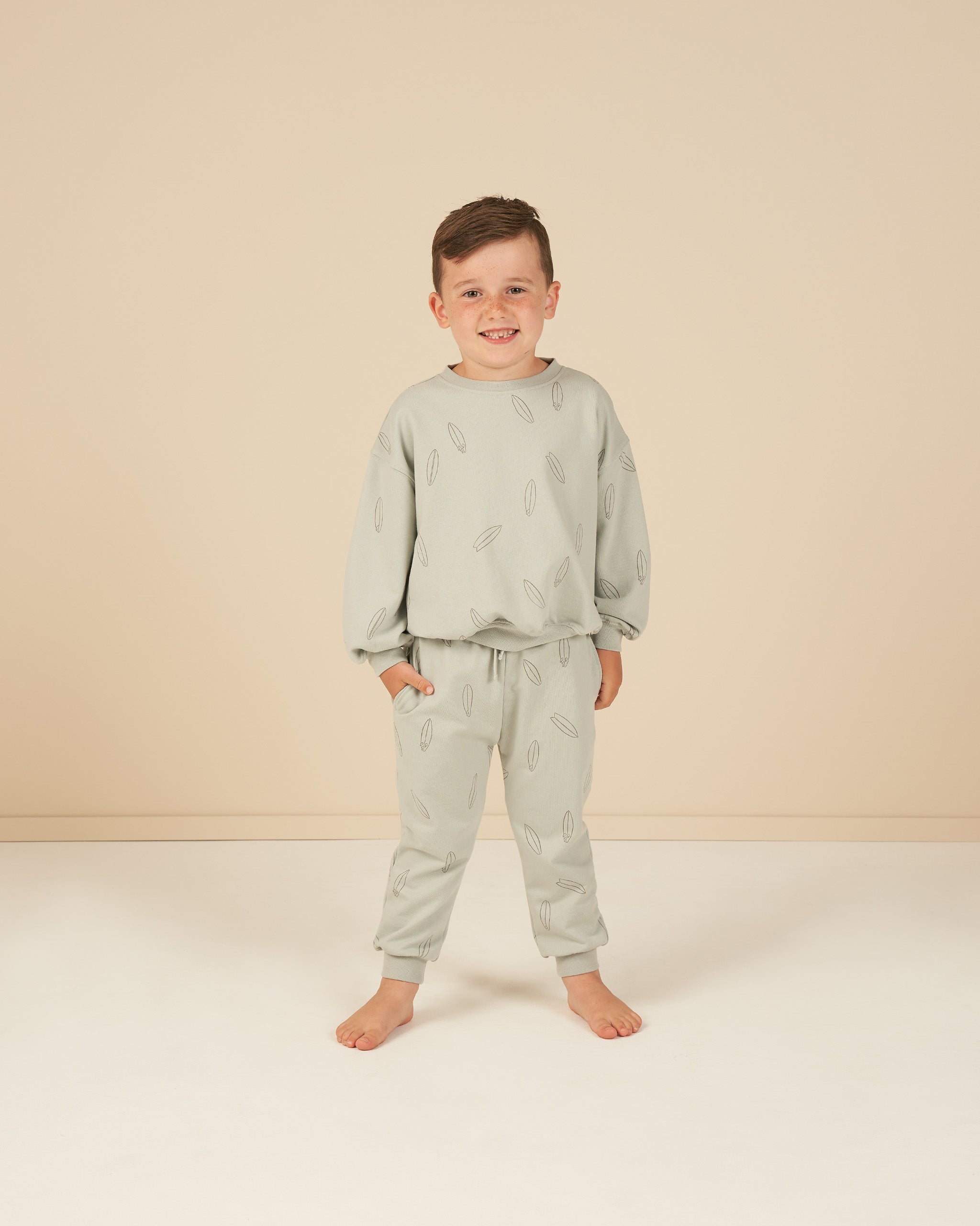 Jogger Sweatpant || Surfboard - Rylee + Cru | Kids Clothes | Trendy Baby Clothes | Modern Infant Outfits |