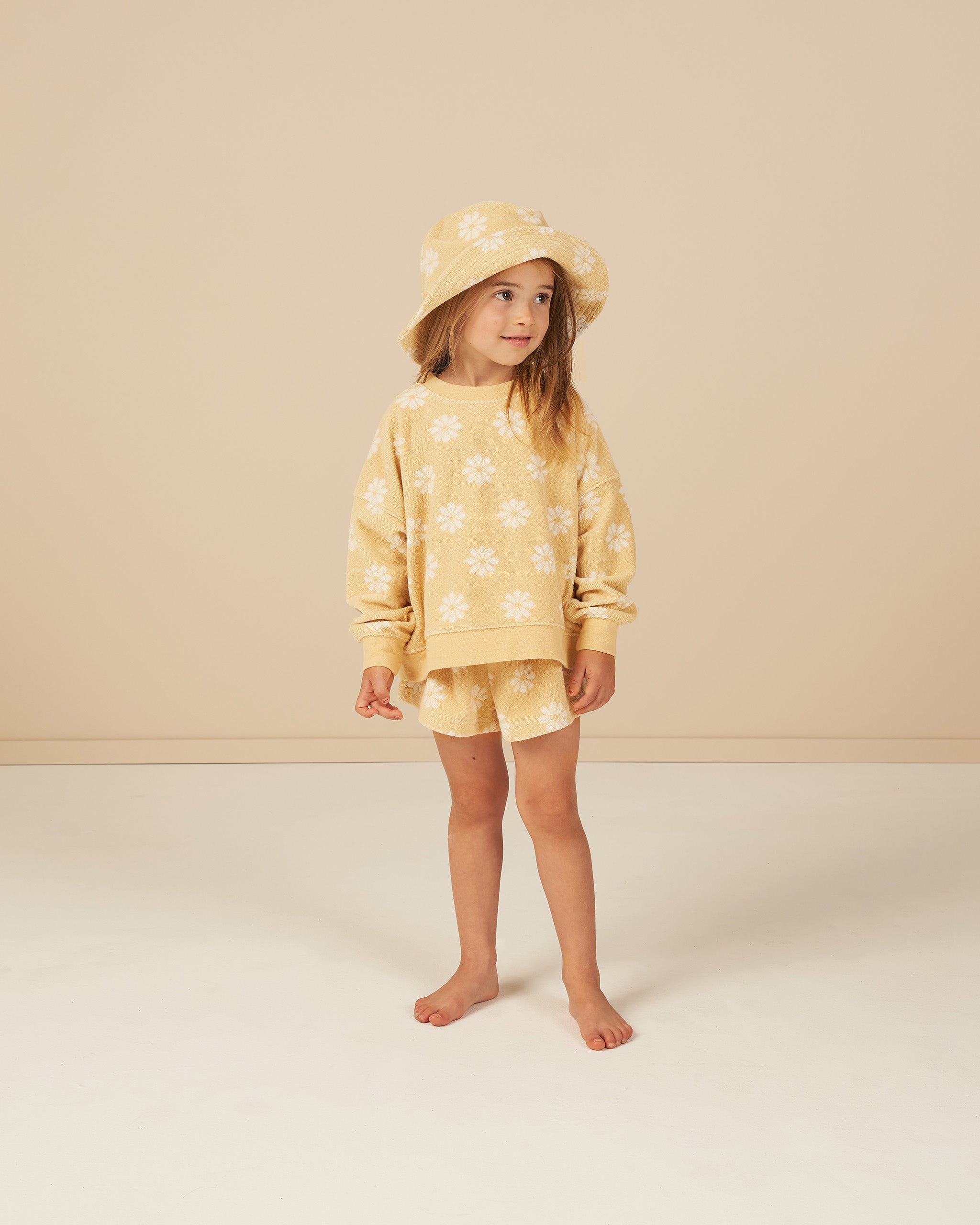 Boxy Pullover || Daisy - Rylee + Cru | Kids Clothes | Trendy Baby Clothes | Modern Infant Outfits |