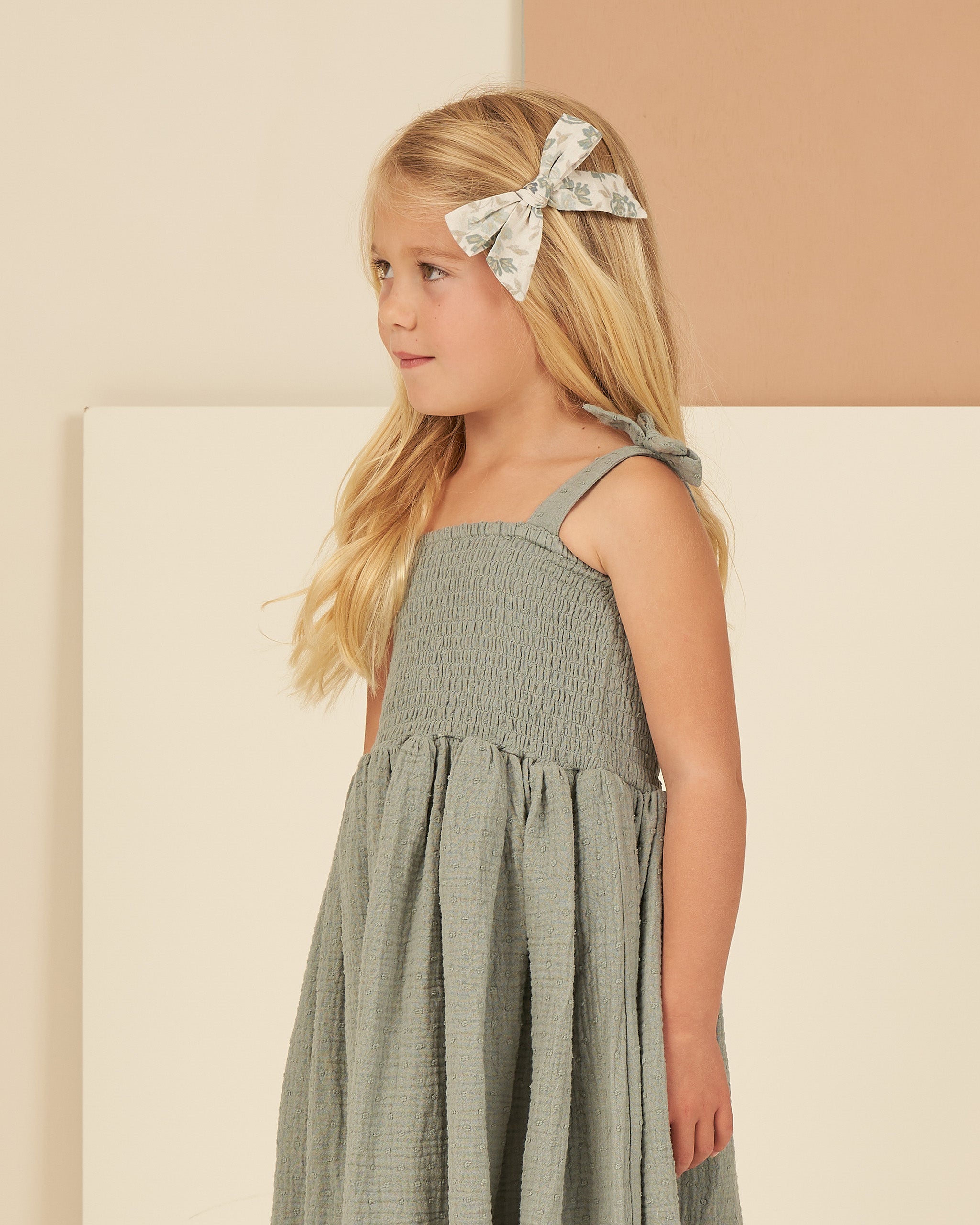 Ivy Dress || Aqua - Rylee + Cru | Kids Clothes | Trendy Baby Clothes | Modern Infant Outfits |