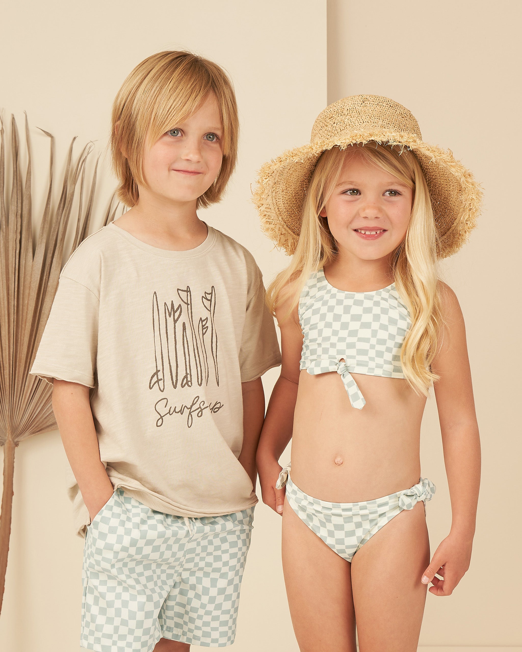 Raw Edge Tee || Surf's Up - Rylee + Cru | Kids Clothes | Trendy Baby Clothes | Modern Infant Outfits |