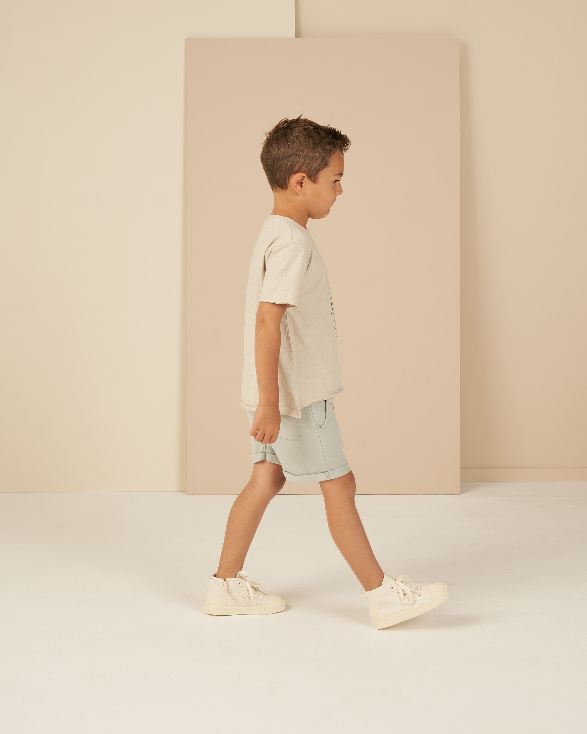 Relaxed Short || Seafoam - Rylee + Cru | Kids Clothes | Trendy Baby Clothes | Modern Infant Outfits |