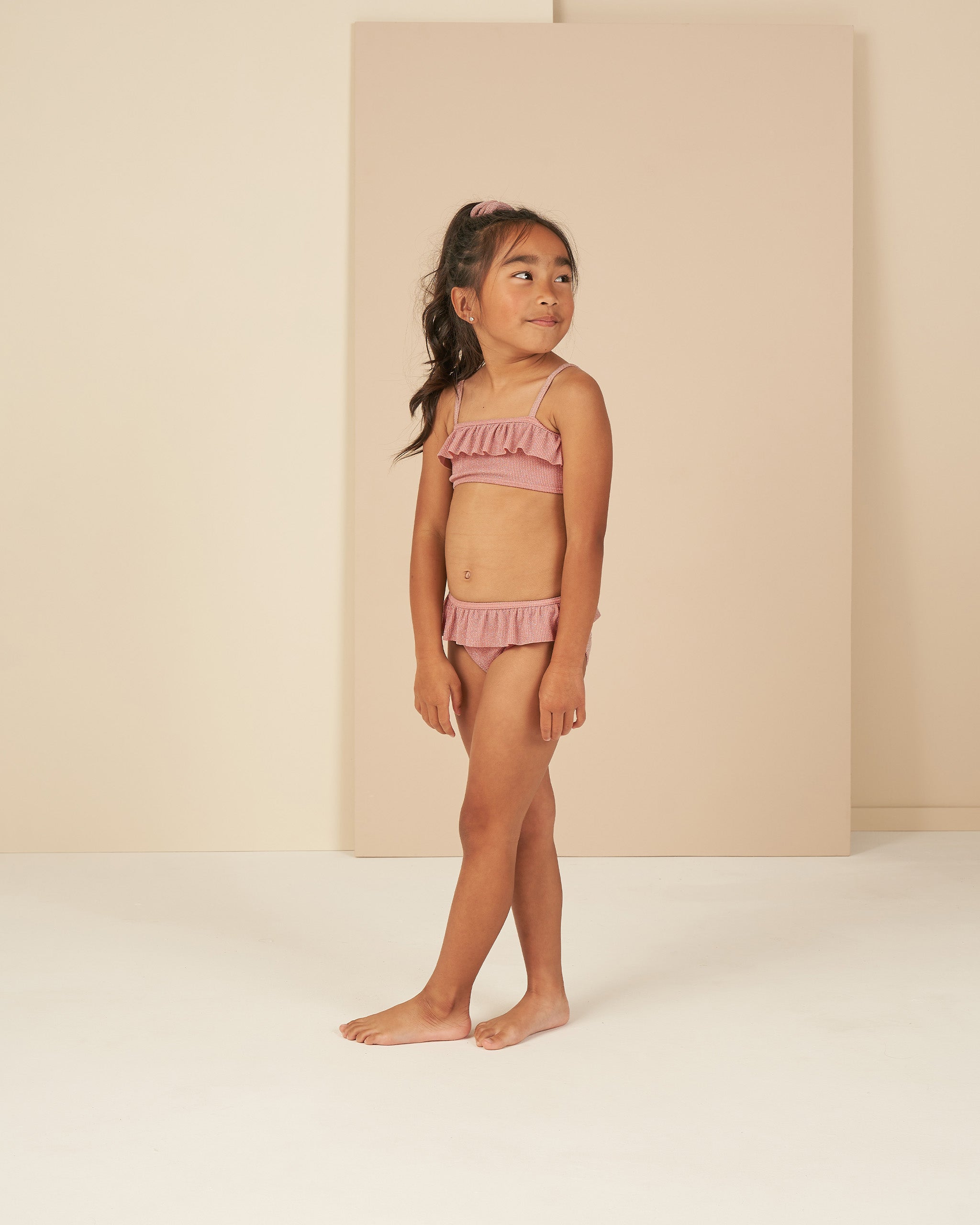 Parker Bikini || Lipstick - Rylee + Cru | Kids Clothes | Trendy Baby Clothes | Modern Infant Outfits |