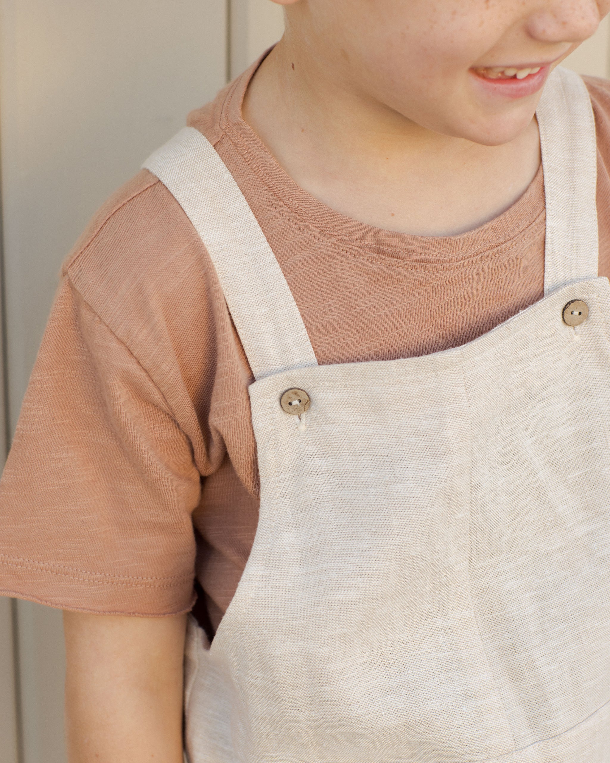 Billie Overalls || Heathered Sand