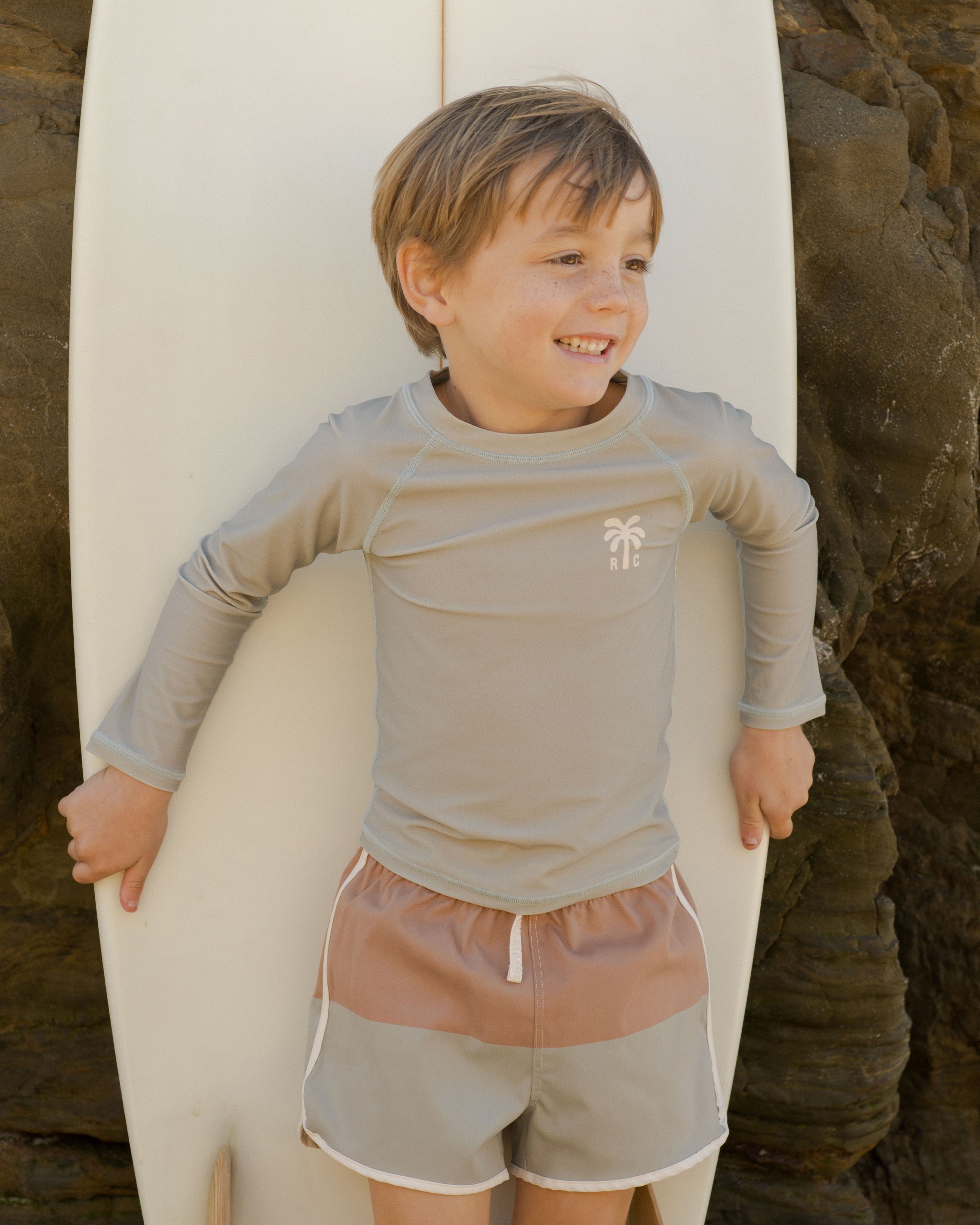Rash Guard || Sage - Rylee + Cru | Kids Clothes | Trendy Baby Clothes | Modern Infant Outfits |