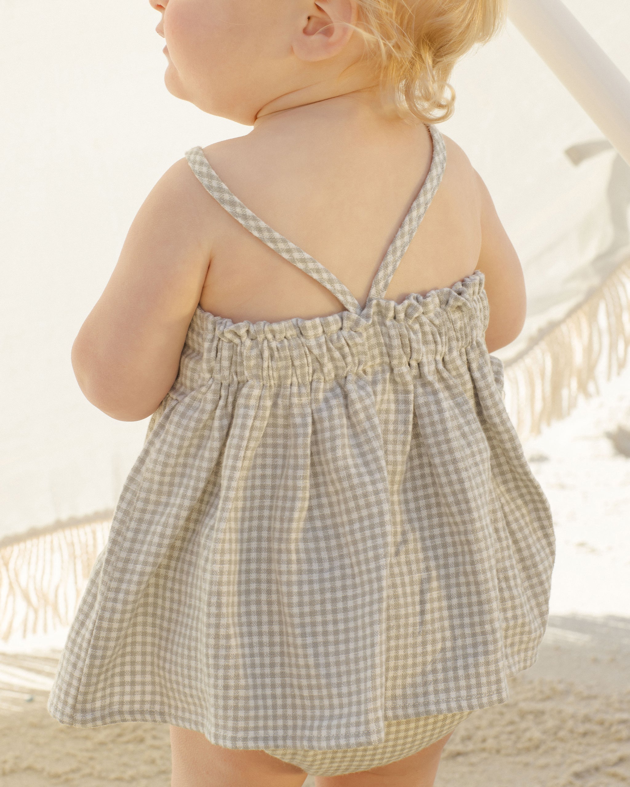 Zenni Set || Sage Gingham - Rylee + Cru | Kids Clothes | Trendy Baby Clothes | Modern Infant Outfits |