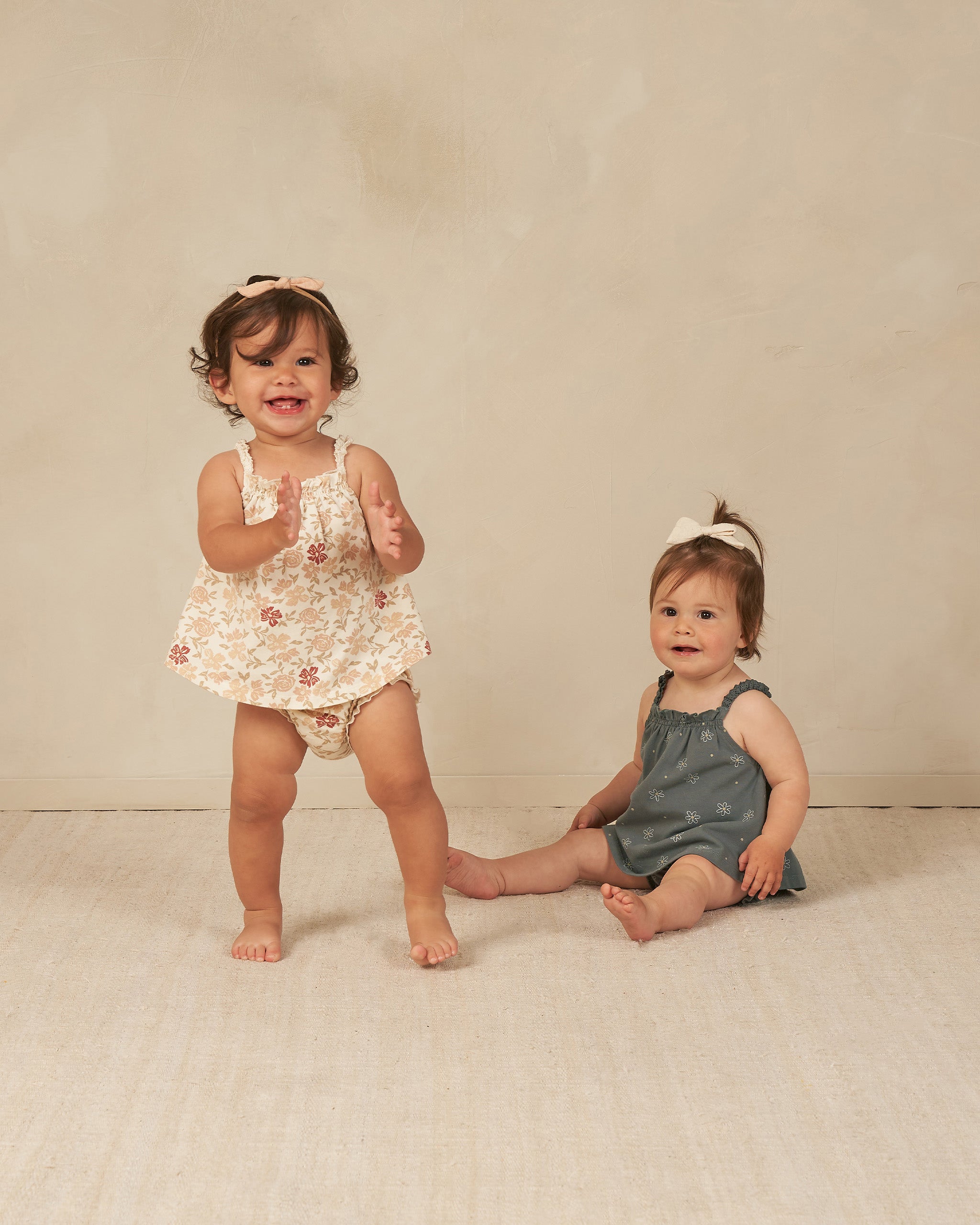 Swing Top + Bloomer Set || Daisies - Rylee + Cru | Kids Clothes | Trendy Baby Clothes | Modern Infant Outfits |