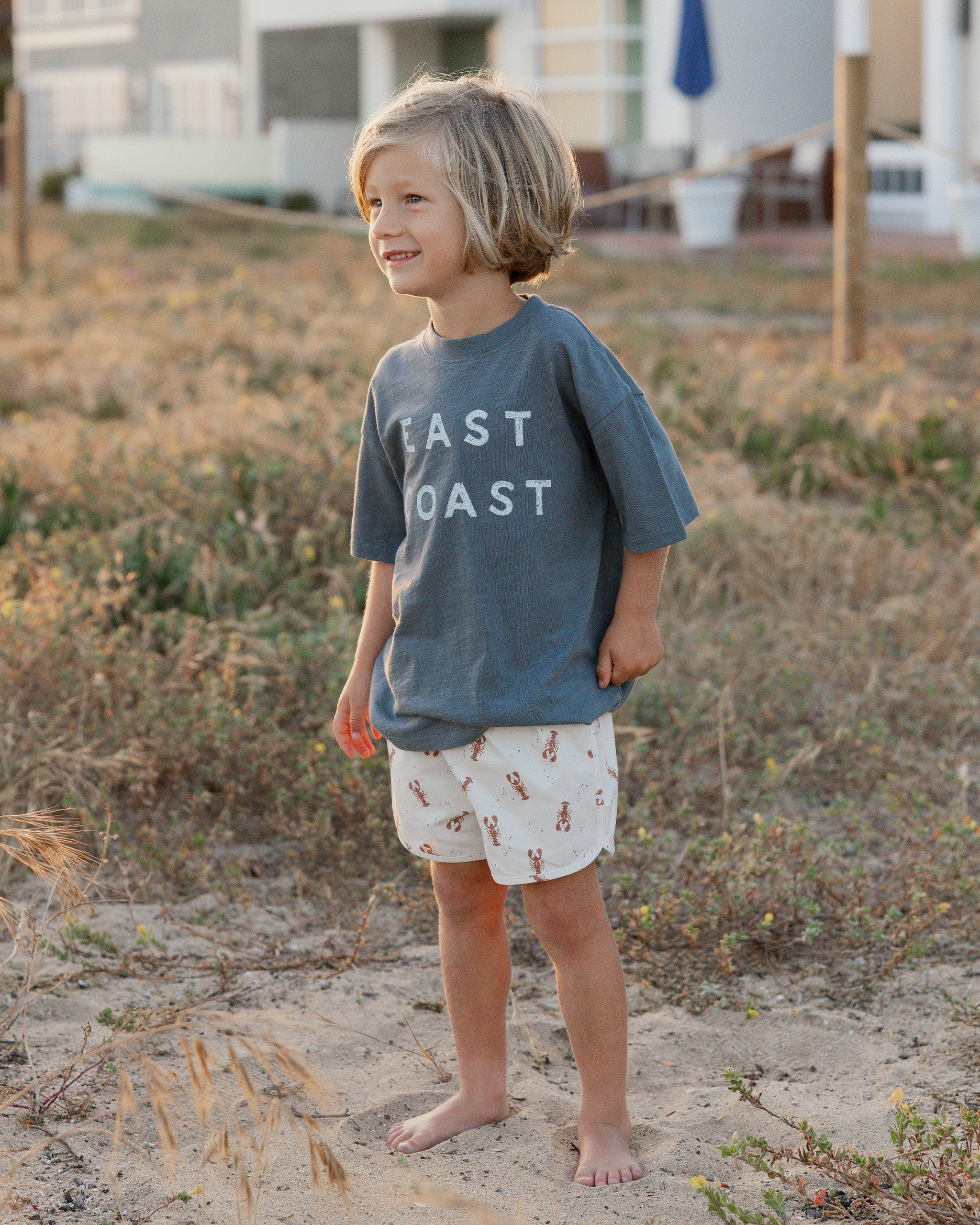 Relaxed Tee || East Coast - Rylee + Cru | Kids Clothes | Trendy Baby Clothes | Modern Infant Outfits |