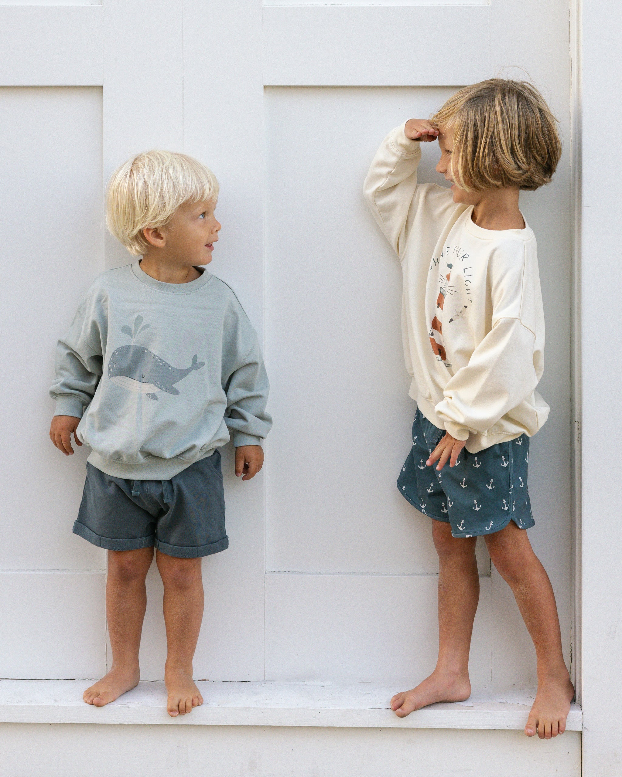 Sweatshirt || Whale - Rylee + Cru | Kids Clothes | Trendy Baby Clothes | Modern Infant Outfits |