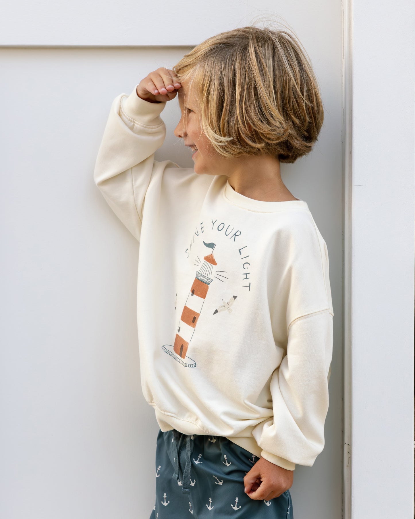 Sweatshirt || Lighthouse - Rylee + Cru | Kids Clothes | Trendy Baby Clothes | Modern Infant Outfits |