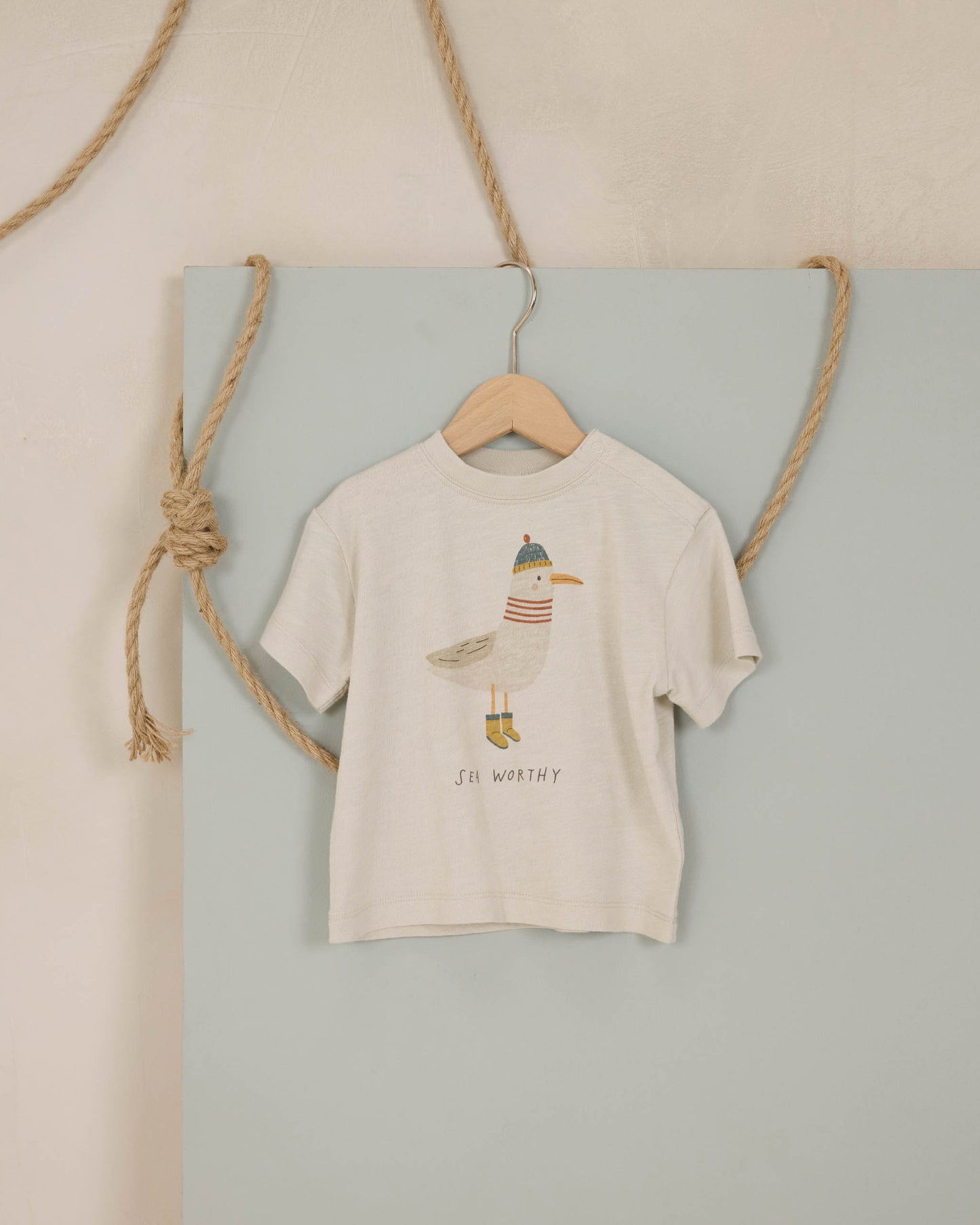 Relaxed Tee || Seagull - Rylee + Cru | Kids Clothes | Trendy Baby Clothes | Modern Infant Outfits |