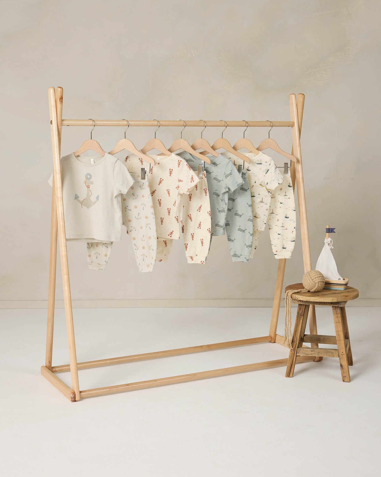Rylee + Cru Tee + Slouch Pant Set | Whales main image 0