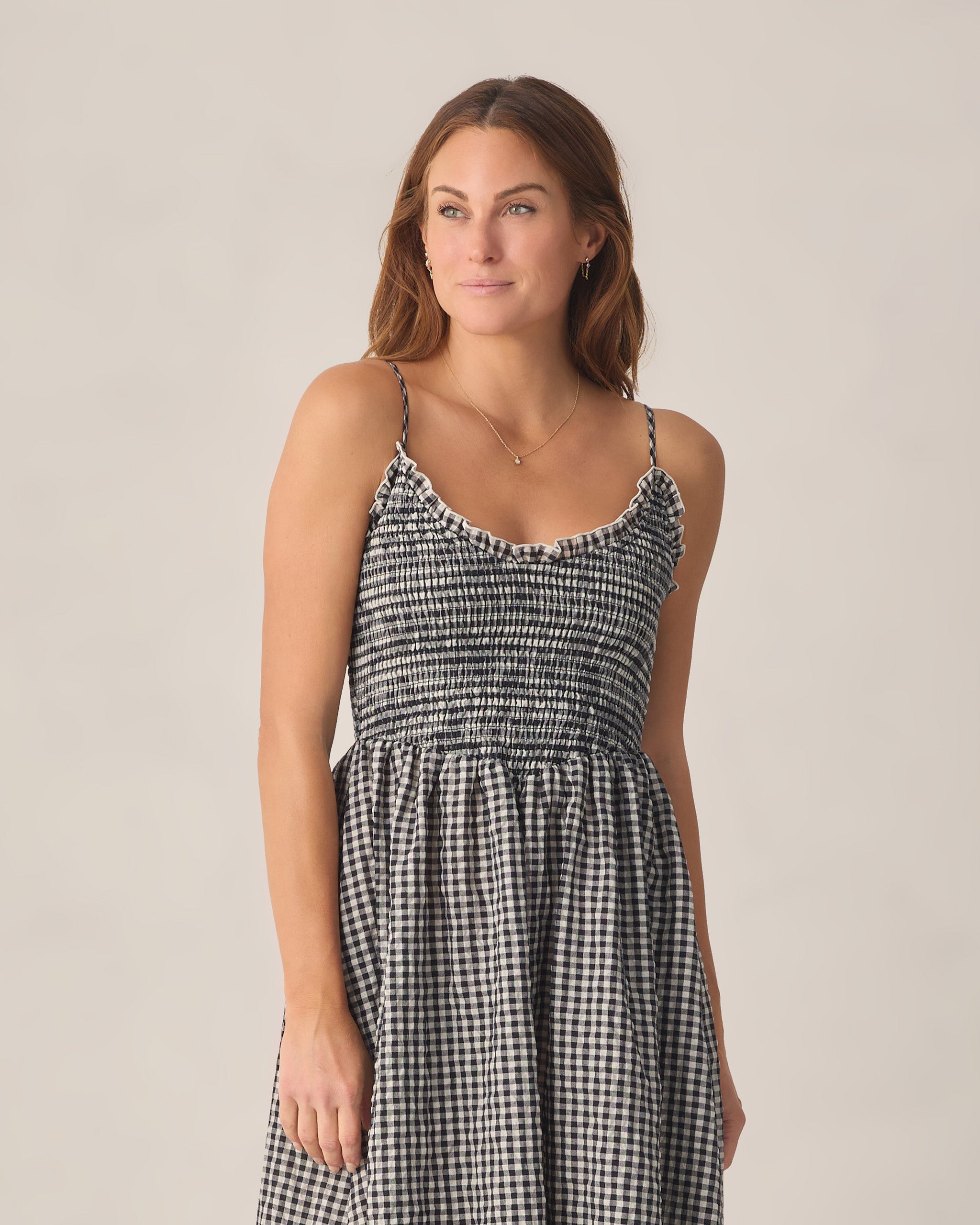 Women's Chrissy Dress Black Check – Rylee + Cru