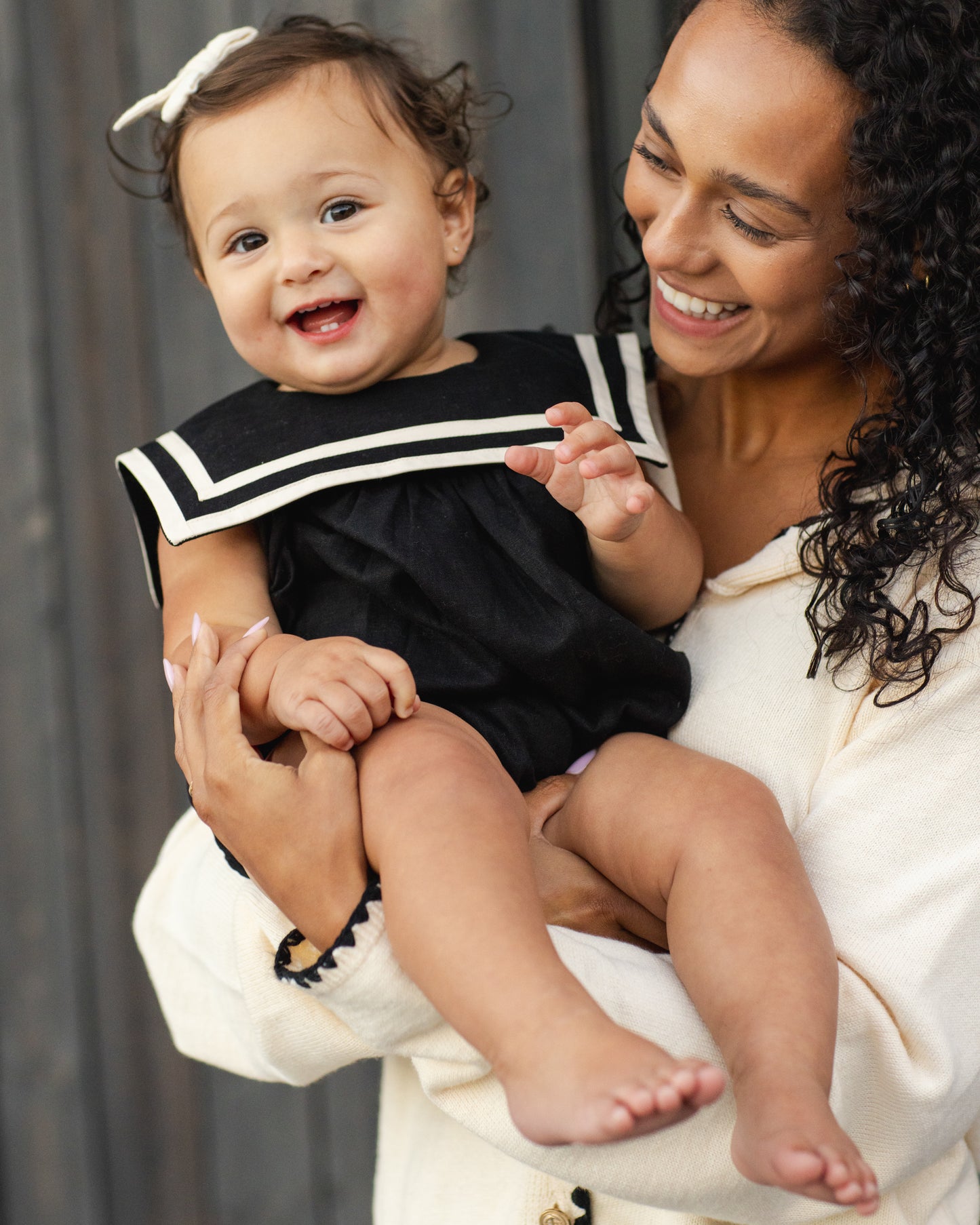 Sailor Romper Black - Rylee + Cru | Kids Clothes | Trendy Baby Clothes | Modern Infant Outfits |