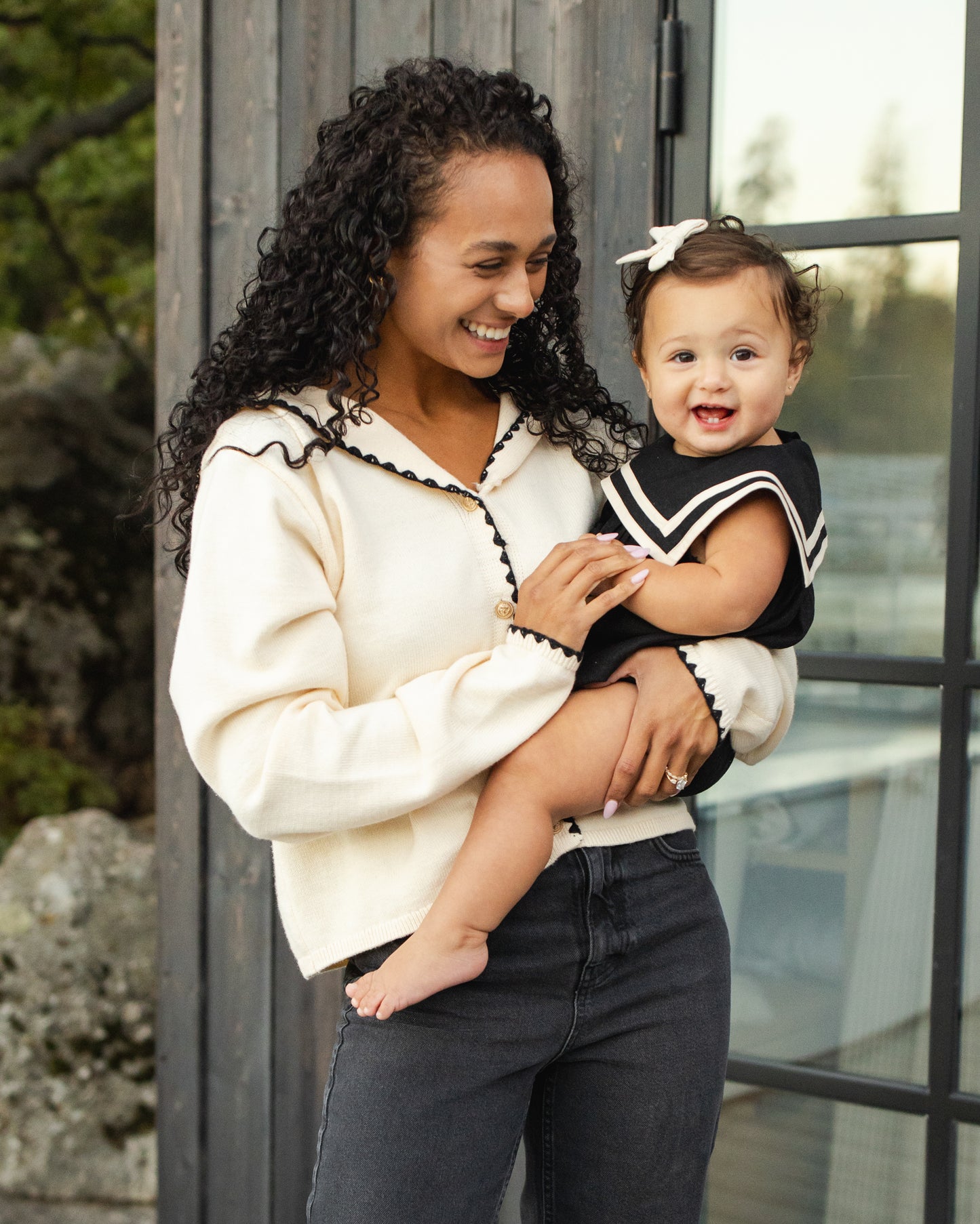 Sailor Romper Black - Rylee + Cru | Kids Clothes | Trendy Baby Clothes | Modern Infant Outfits |