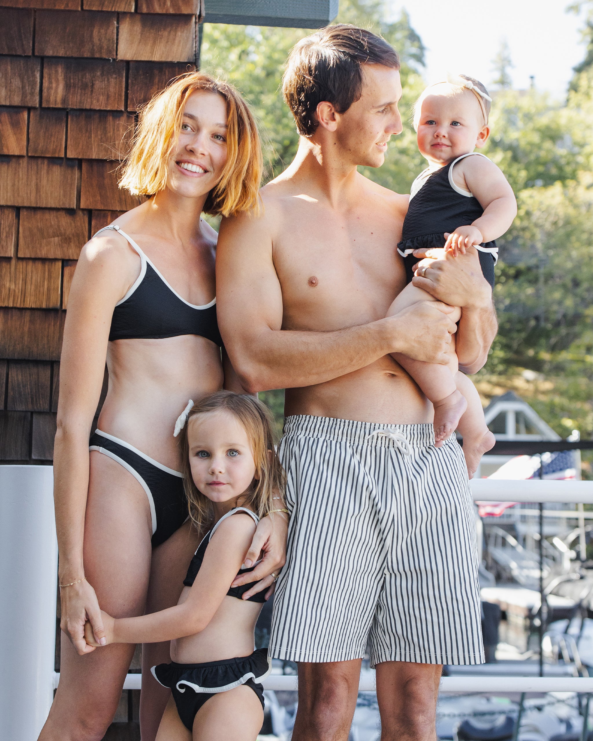 Daisy Bikini Black - Rylee + Cru | Kids Clothes | Trendy Baby Clothes | Modern Infant Outfits |